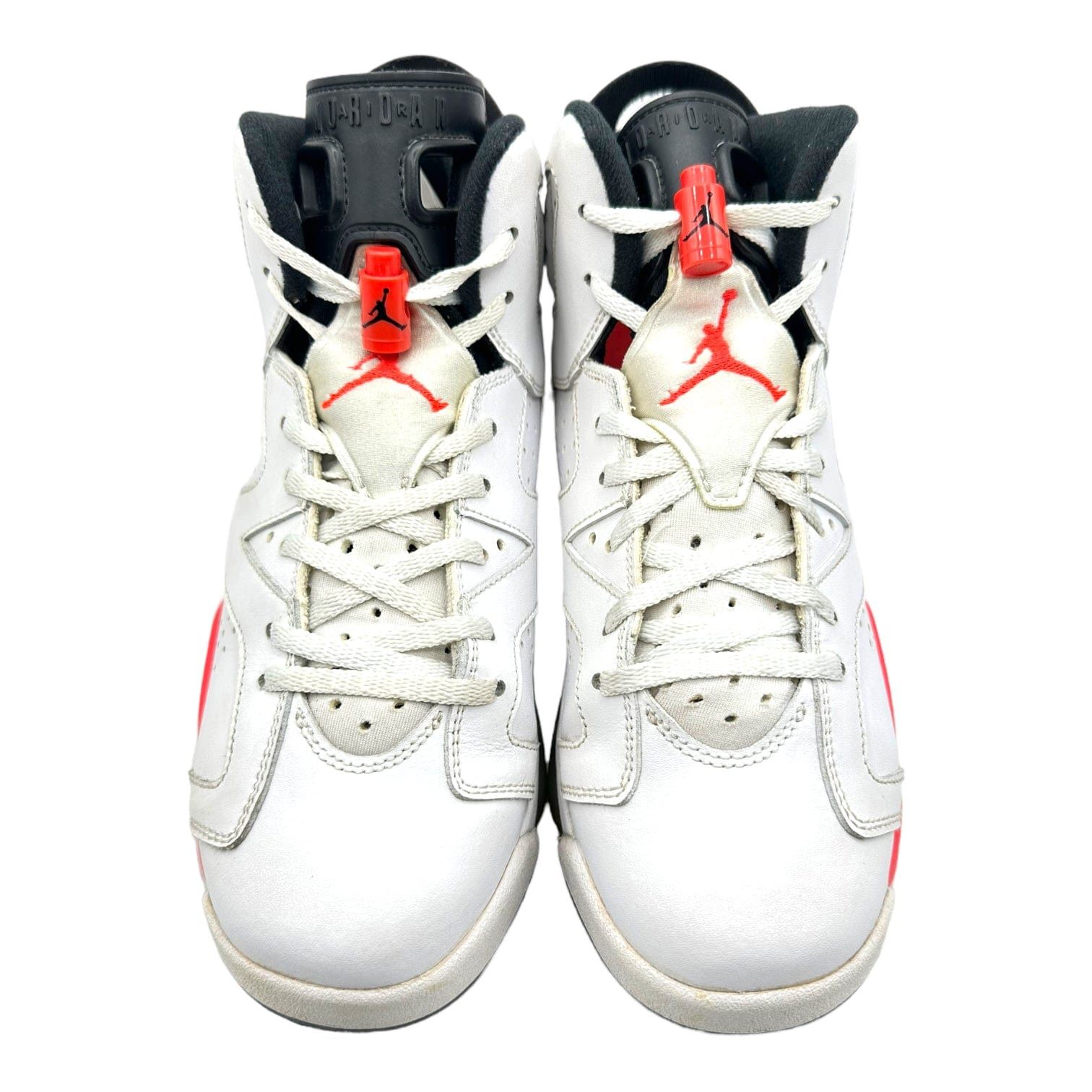 Nike 6 Retro Infrared White 2014 (GS) Size US 6.5 / EU 39-40 - 5 Thumbnail