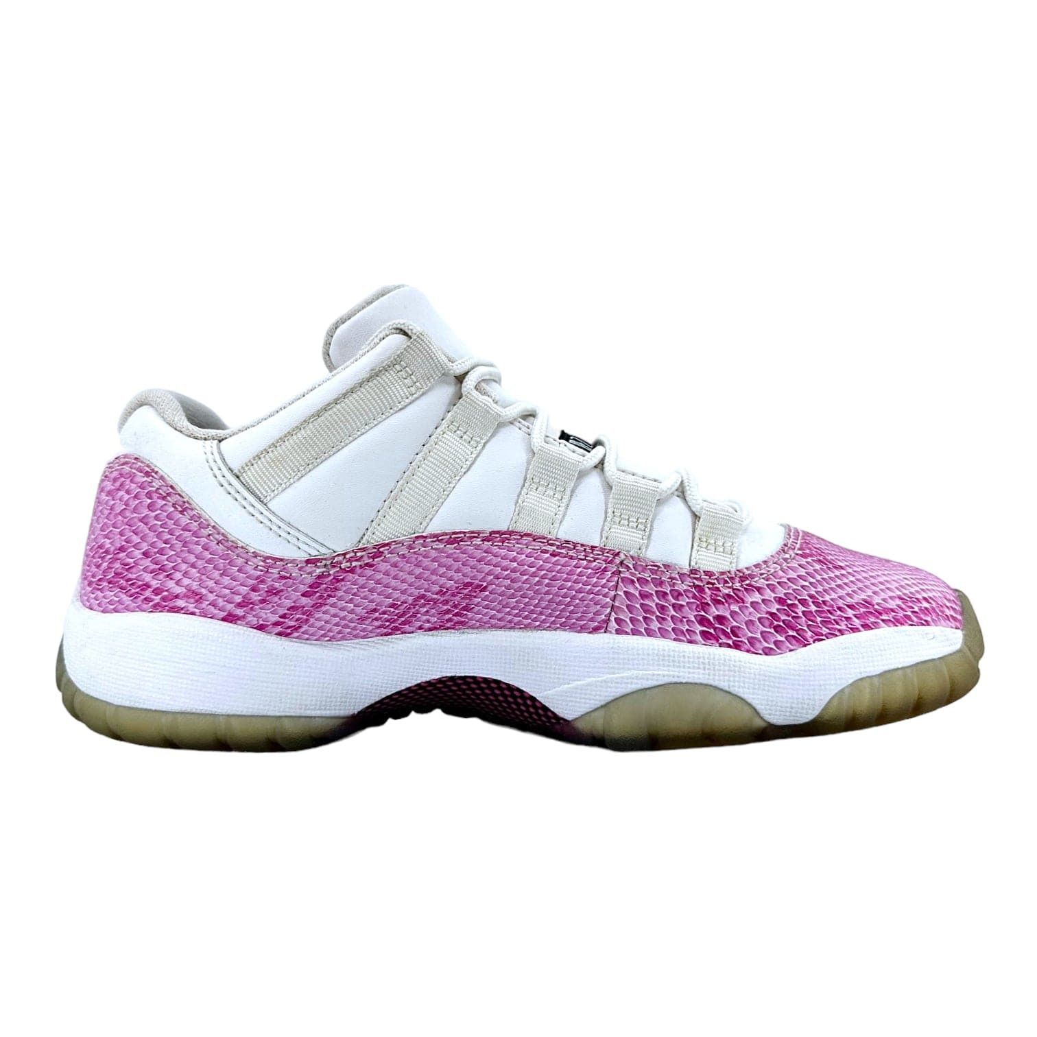 Nike 11 Retro Low Pink Snakeskin (2013) (GS) Size US 5 / EU 37 - 4 Thumbnail