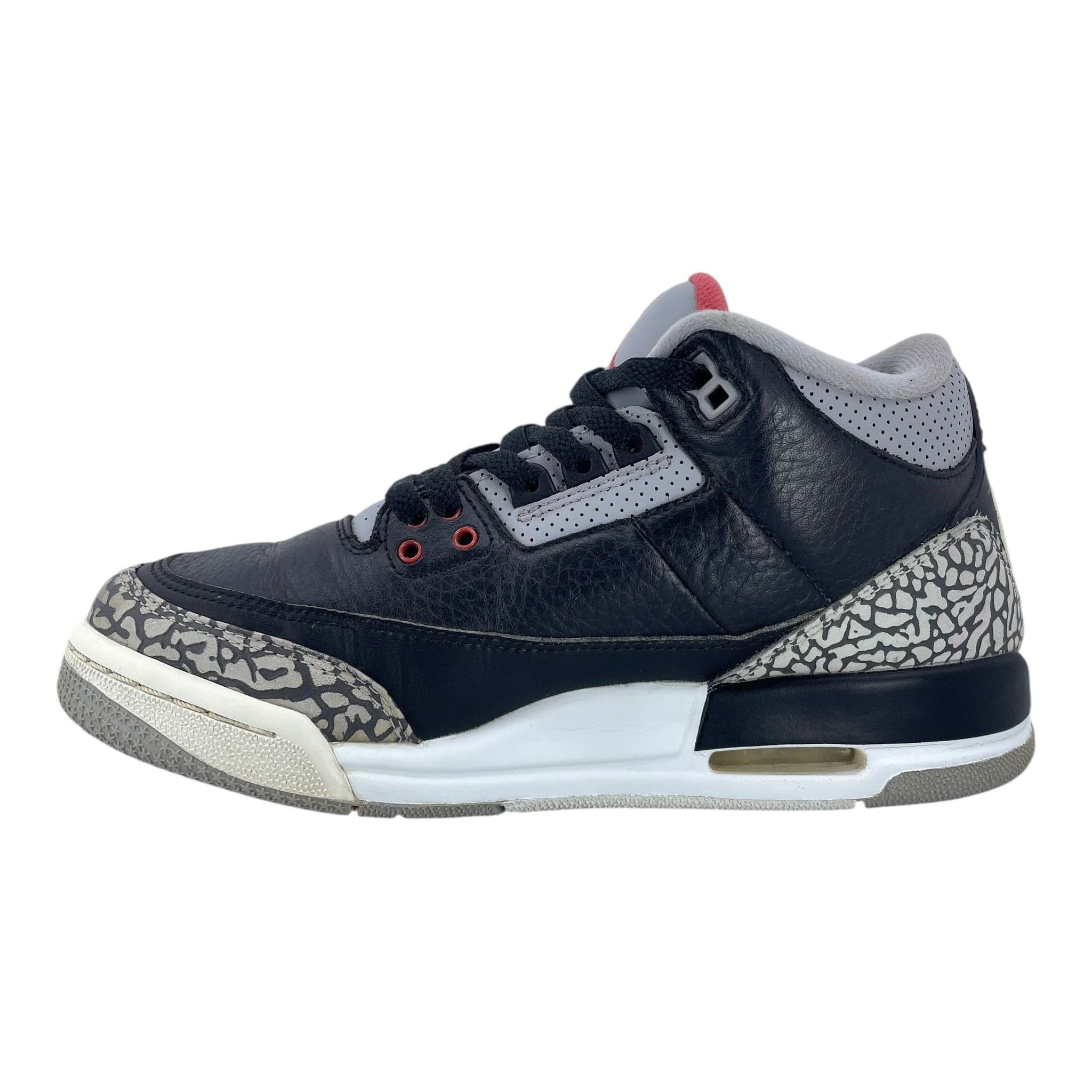 Nike 3 Retro Black Cement (2018) (GS) Size US 6.5 / EU 39-40 - 3 Thumbnail