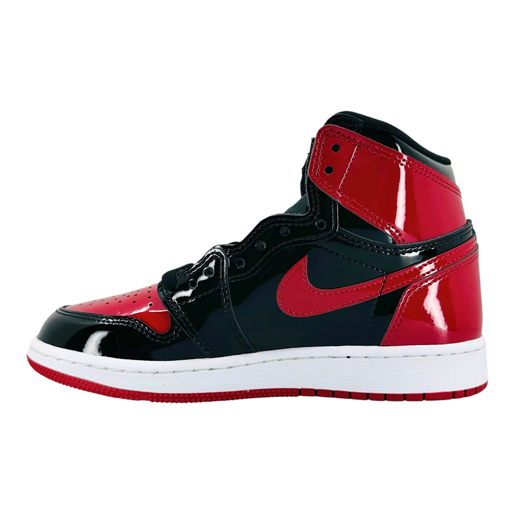 Nike 1 Retro High OG Bred Patent (GS) Size US 5 / EU 37 - 3 Thumbnail