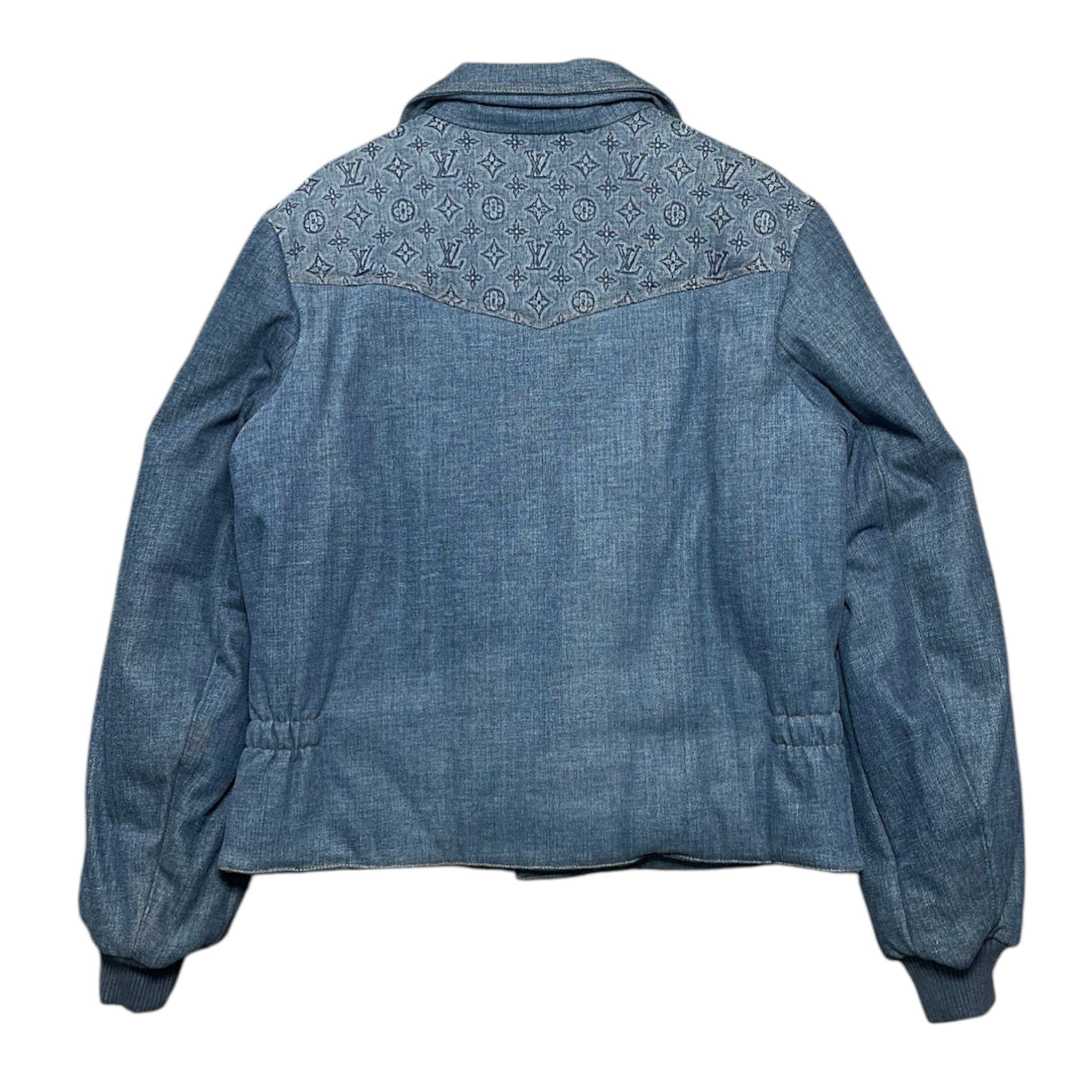 Louis Vuitton Monogram Padded Denim Jacket Indigo Size US L / EU 52-54 / 3 - 2 Thumbnail