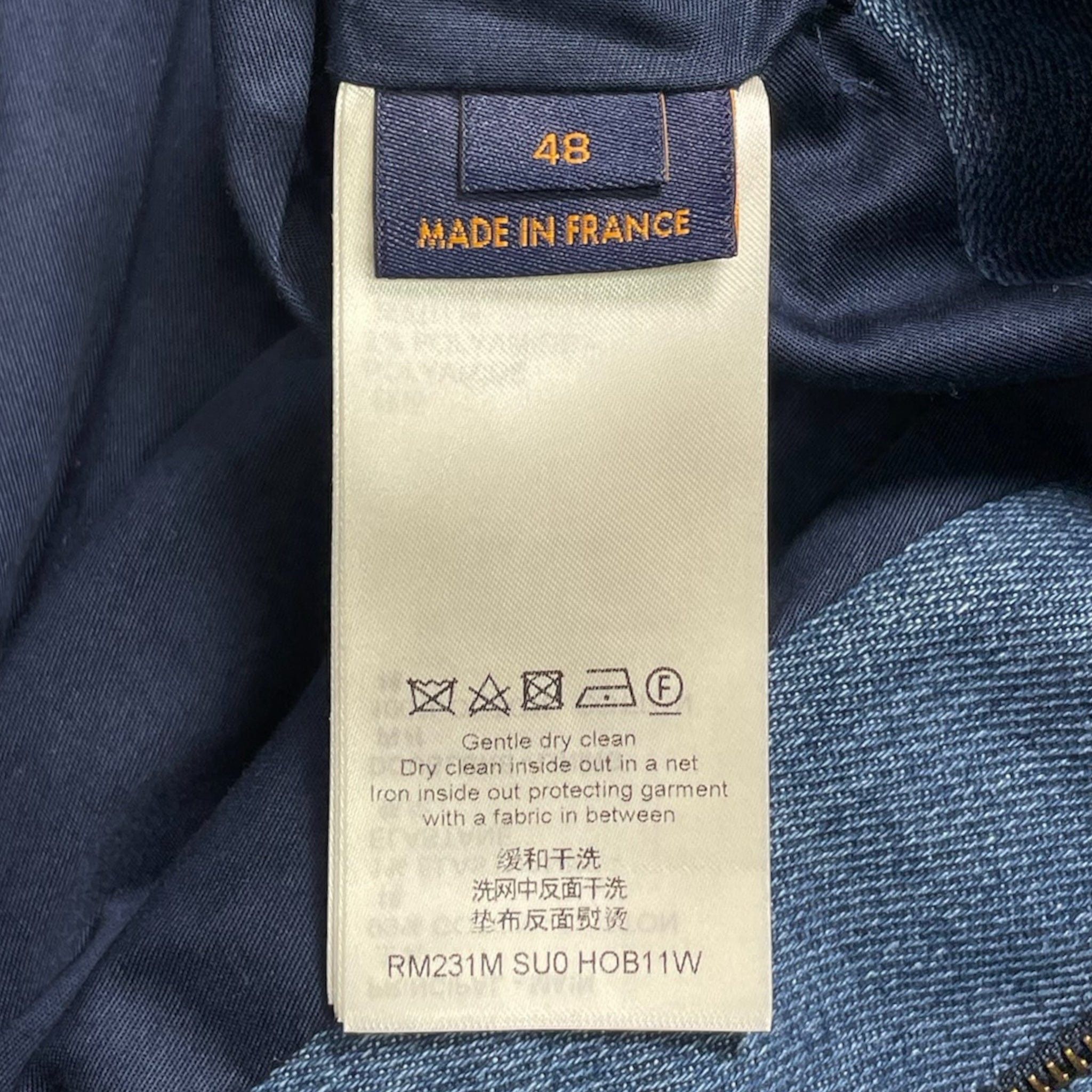 Louis Vuitton Monogram Padded Denim Jacket Indigo Size US L / EU 52-54 / 3 - 5 Thumbnail