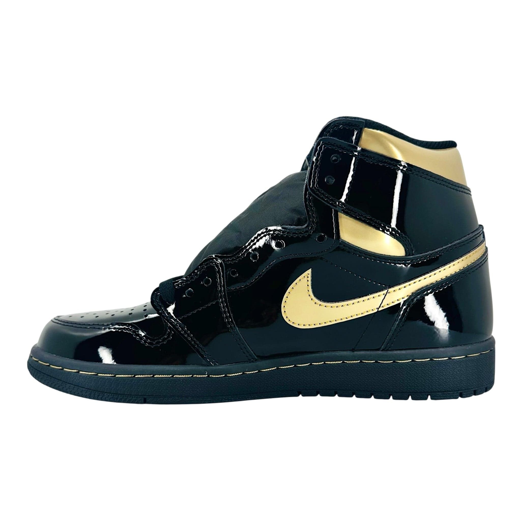 Nike 1 Retro High Black Metallic Gold (2020) Size US 10.5 / EU 43-44 - 3 Thumbnail