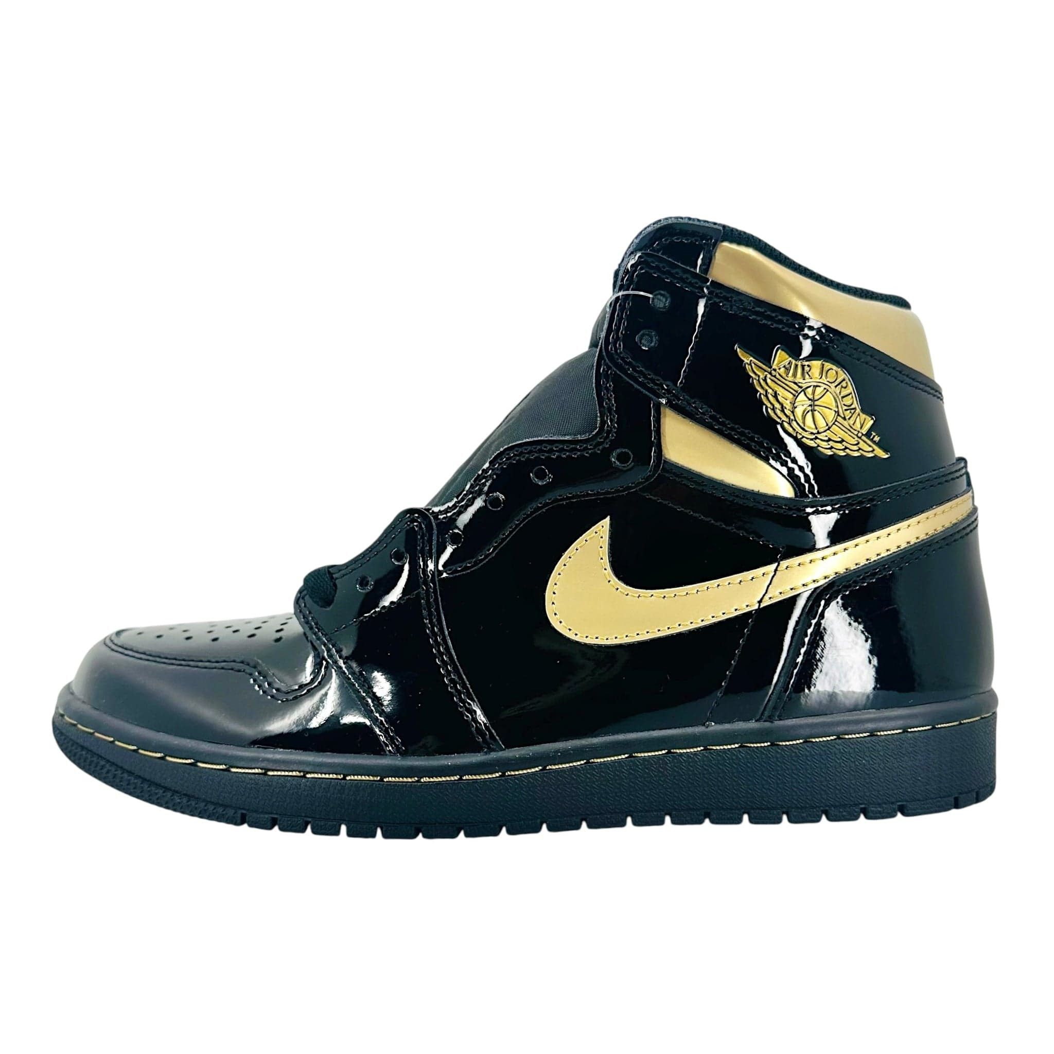 Nike 1 Retro High Black Metallic Gold (2020) Size US 11 / EU 44 - 2 Thumbnail
