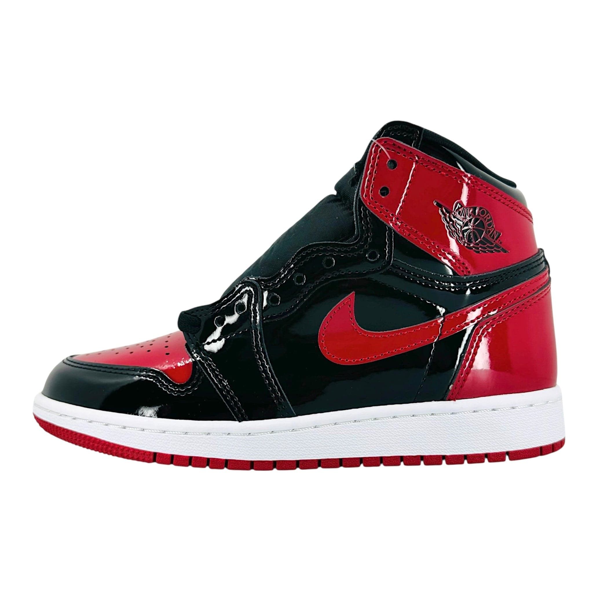 Nike 1 Retro High OG Bred Patent (GS) Size US 5 / EU 37 - 2 Thumbnail