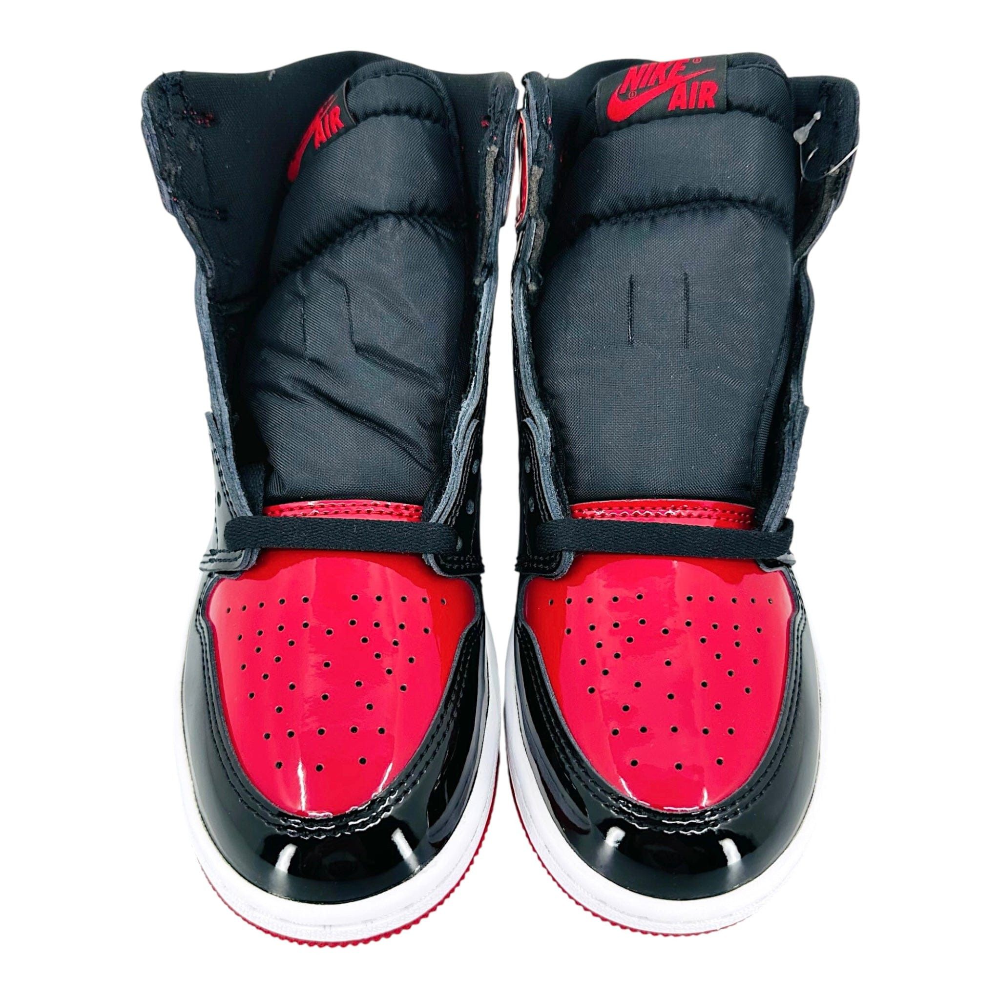 Nike 1 Retro High OG Bred Patent (GS) Size US 5 / EU 37 - 5 Thumbnail