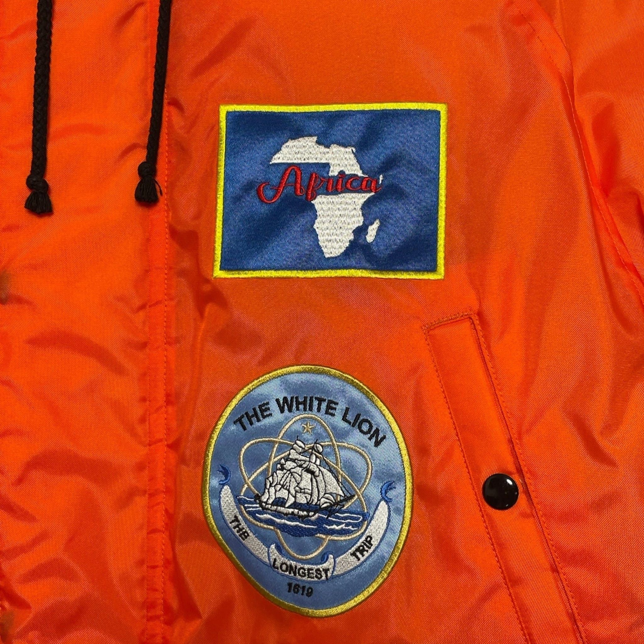 DENIM TEARS Longest Trip Parka Jacket Orange Size US S / EU 44-46 / 1 - 3 Thumbnail