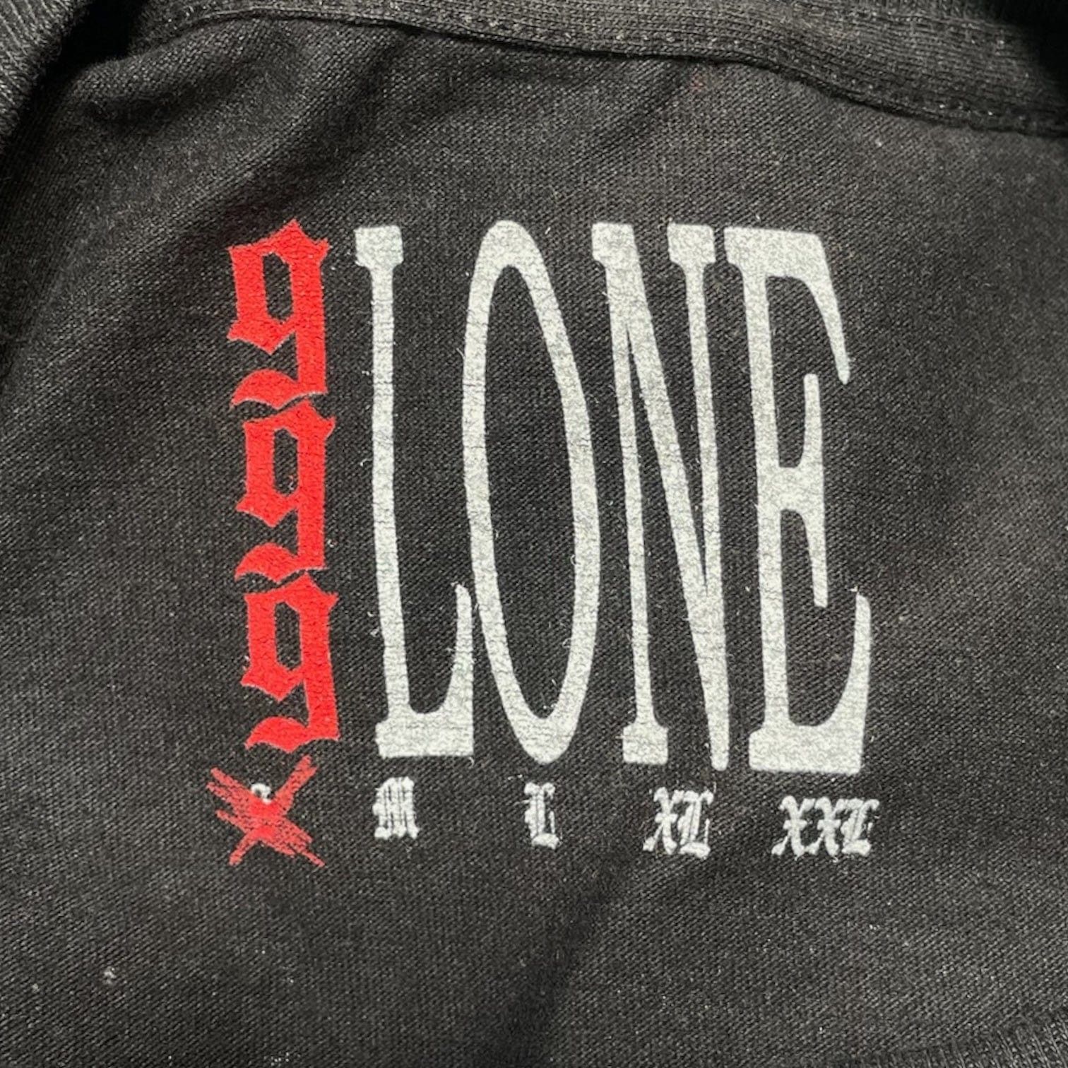 Vlone x Juice Wrld 999 Globe Long Sleeve Tee Shirt Black Size US S / EU 44-46 / 1 - 4 Thumbnail