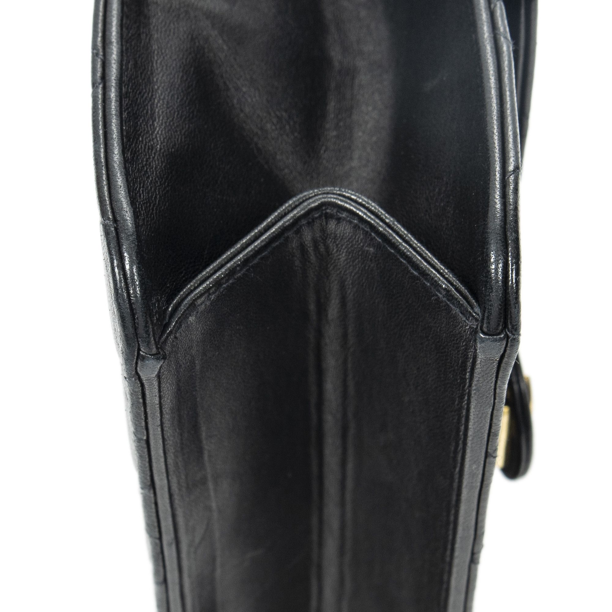 Chanel Vintage Push Lock Straight Flap Size ONE SIZE - 8 Thumbnail