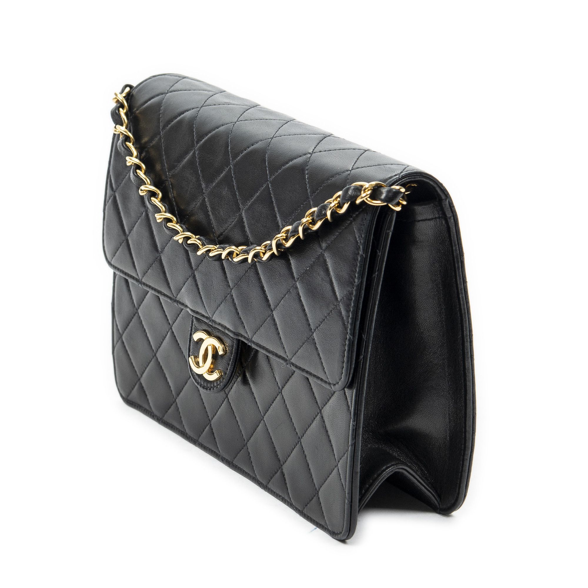 Chanel Vintage Push Lock Straight Flap Size ONE SIZE - 2 Thumbnail