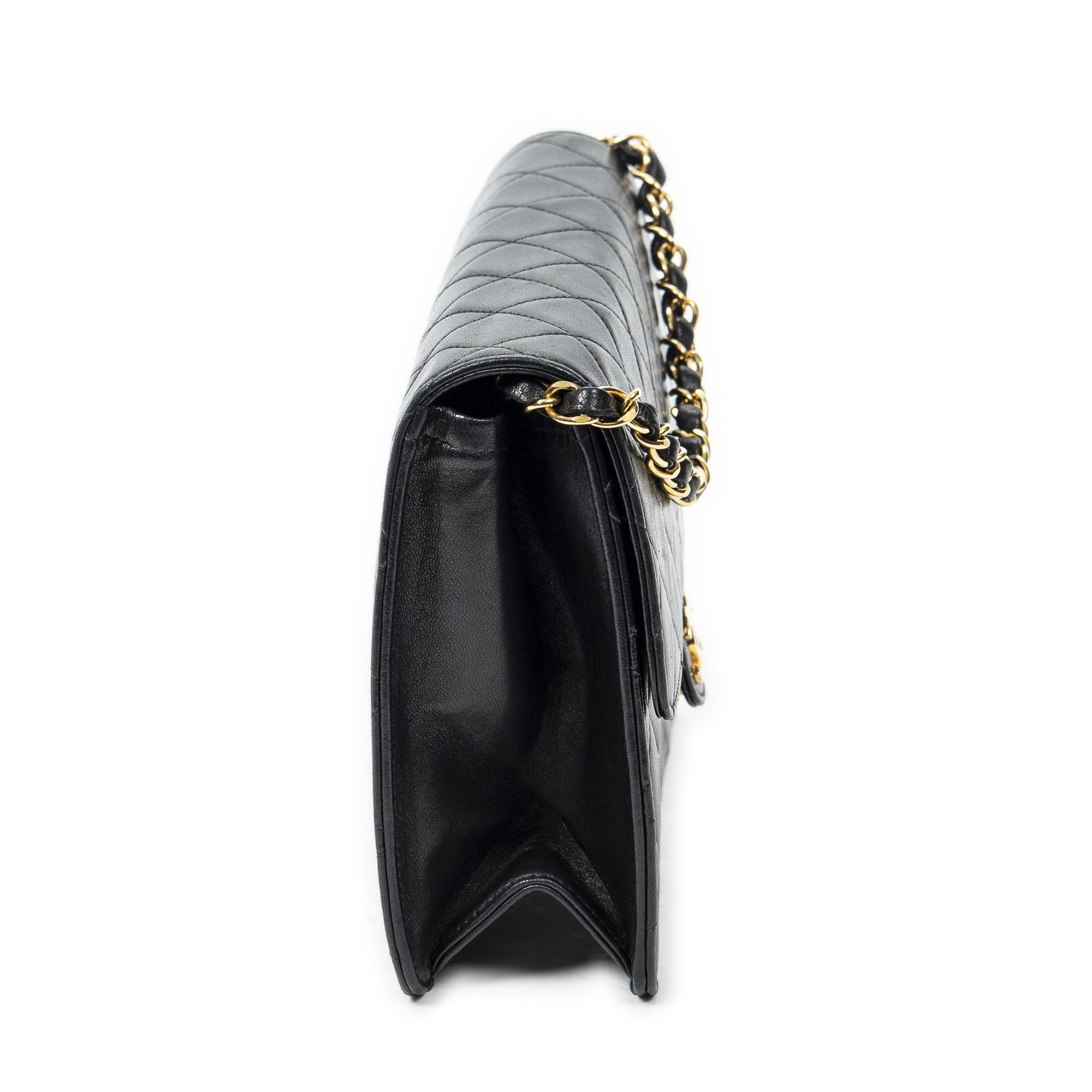 Chanel Vintage Push Lock Straight Flap Size ONE SIZE - 4 Thumbnail
