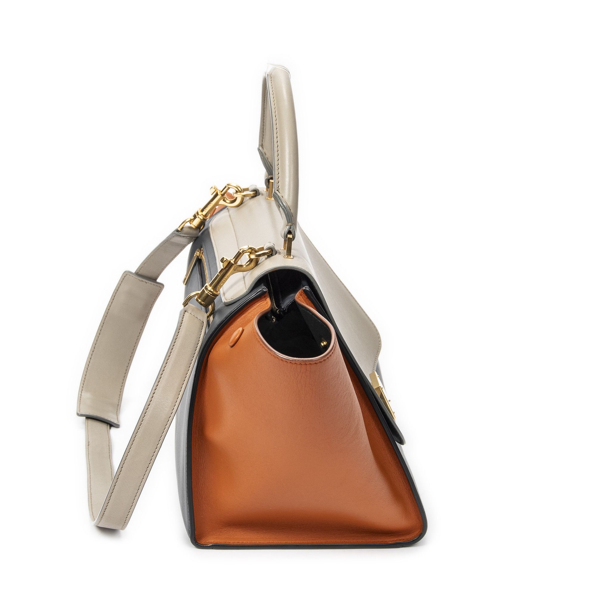 Celine Small Tricolor Trapeze Size ONE SIZE - 4 Thumbnail