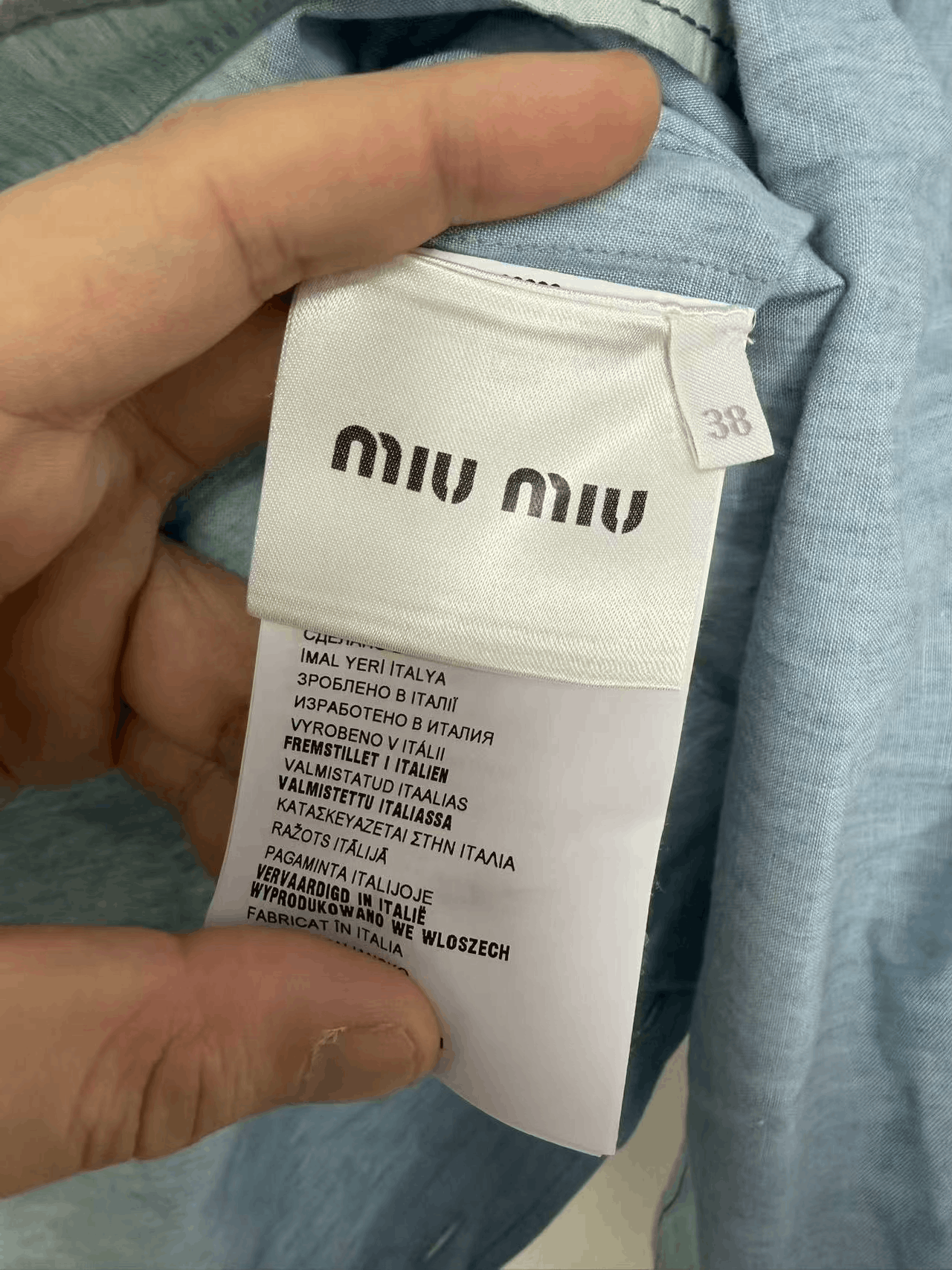 Miu Miu Miu Miu Sleeveless Denim Vest Size S / US 4 / IT 40 - 5 Thumbnail