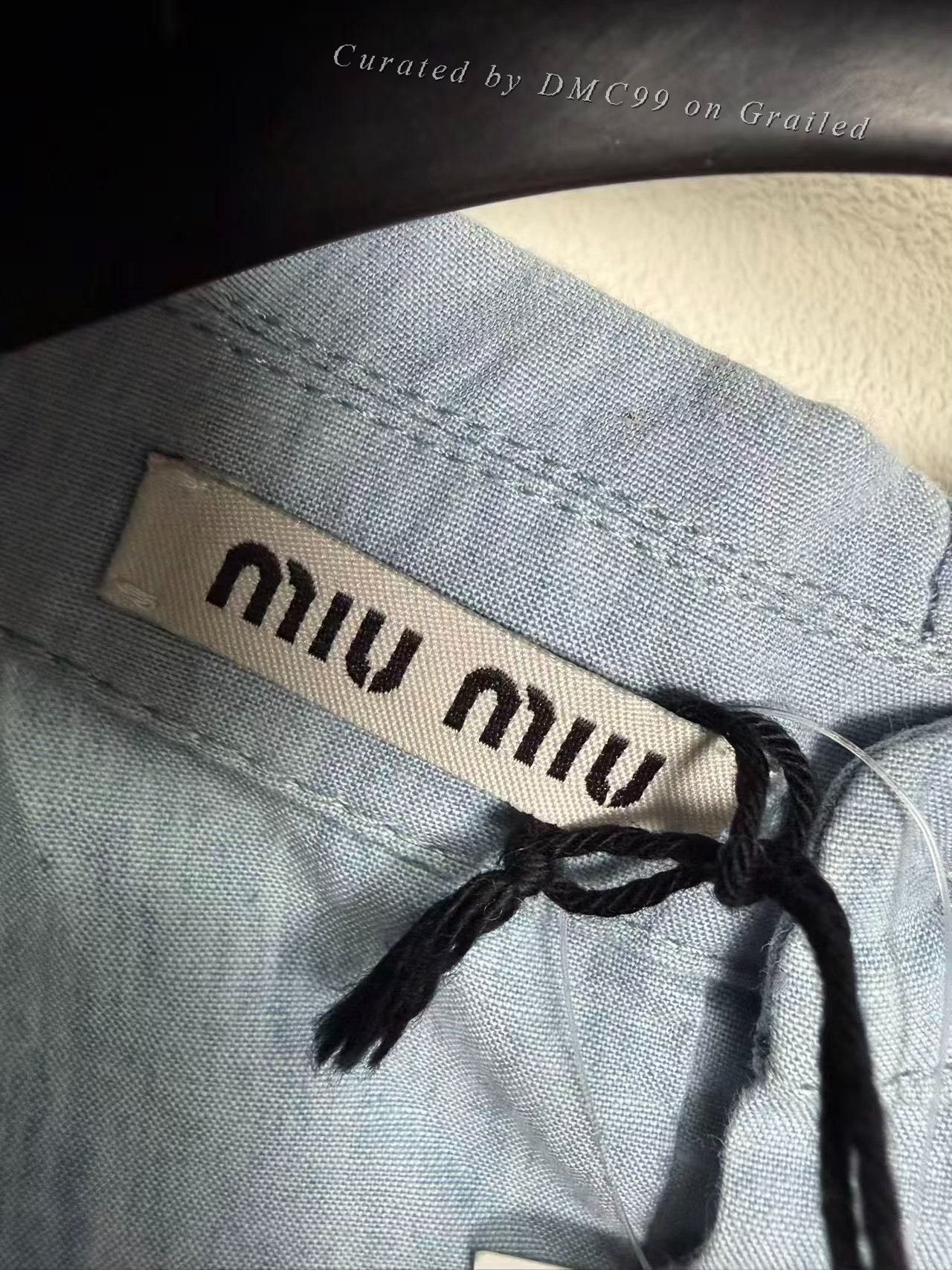 Miu Miu Miu Miu Sleeveless Denim Vest Size S / US 4 / IT 40 - 3 Thumbnail
