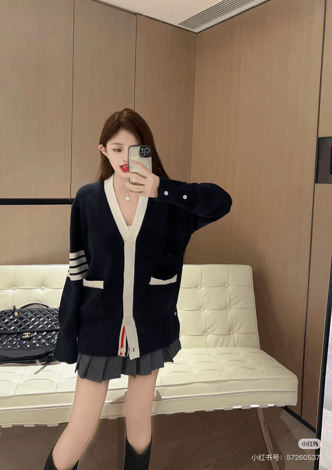 Thom Browne Thom Browne Black White Wool Cardigan Size XS / US 0-2 / IT 36-38 - 7 Thumbnail