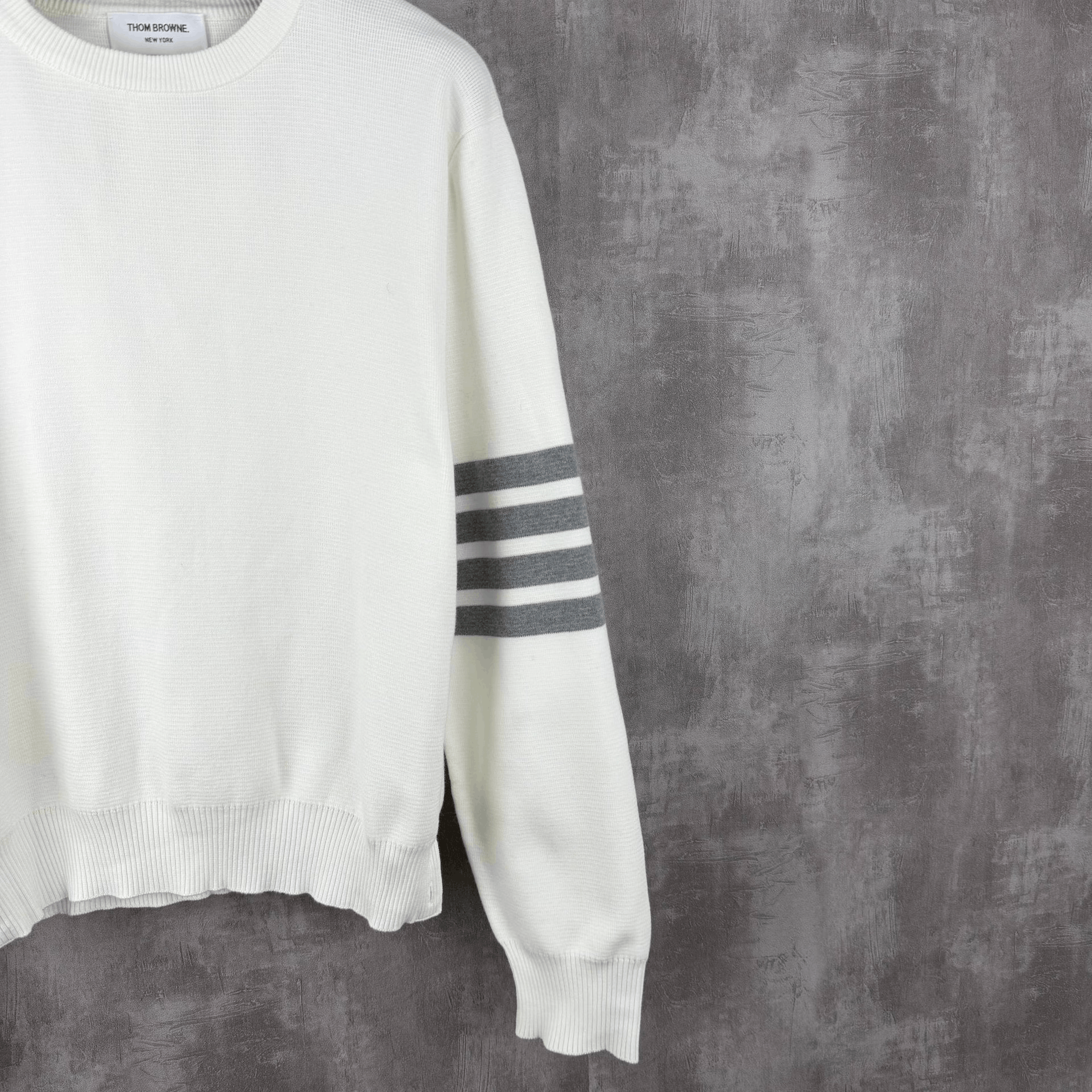 Thom Browne Thom Browne Classic 4-Bar Knit Sweater Size US L / EU 52-54 / 3 - 2 Thumbnail
