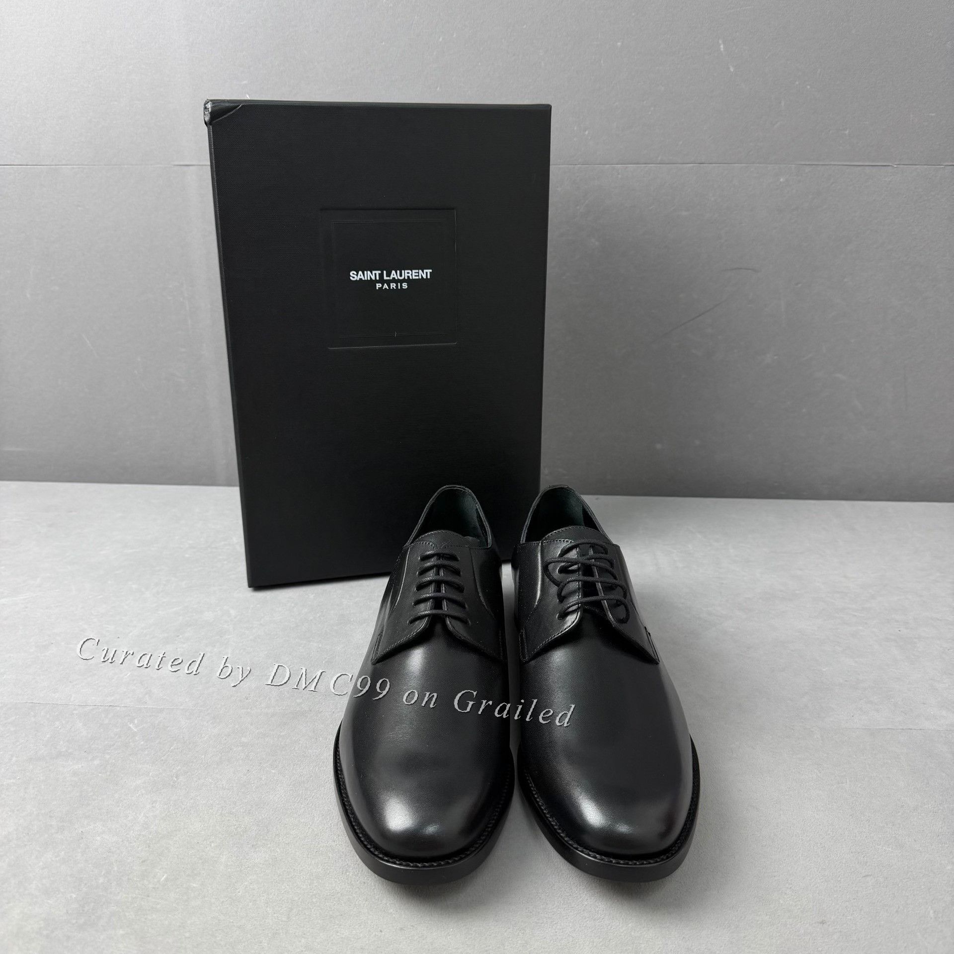 Saint Laurent Paris Saint Laurent Black Classic Derby Shoes Size US 6 / EU 39 - 2 Thumbnail