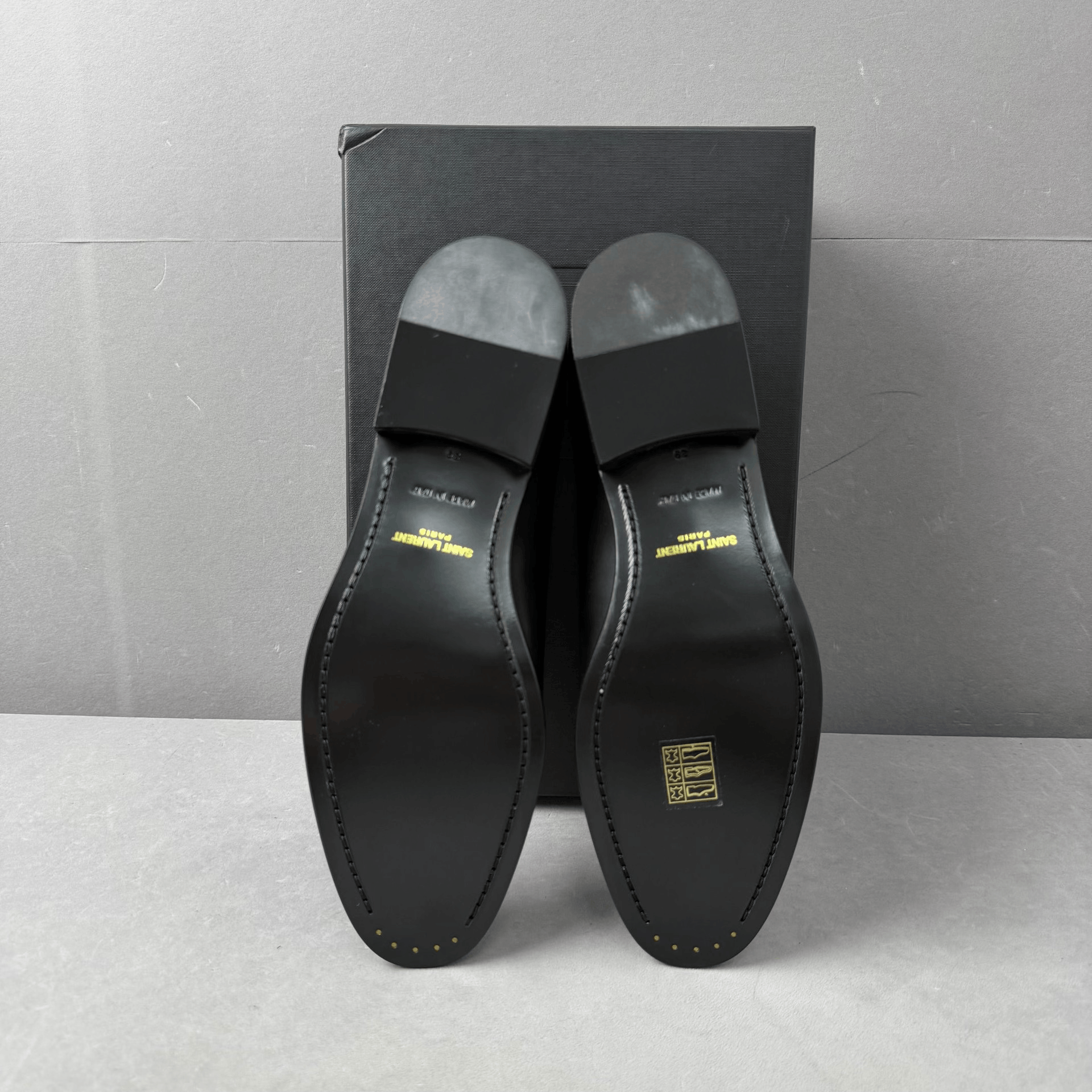Saint Laurent Paris Saint Laurent Black Classic Derby Shoes Size US 6 / EU 39 - 4 Thumbnail