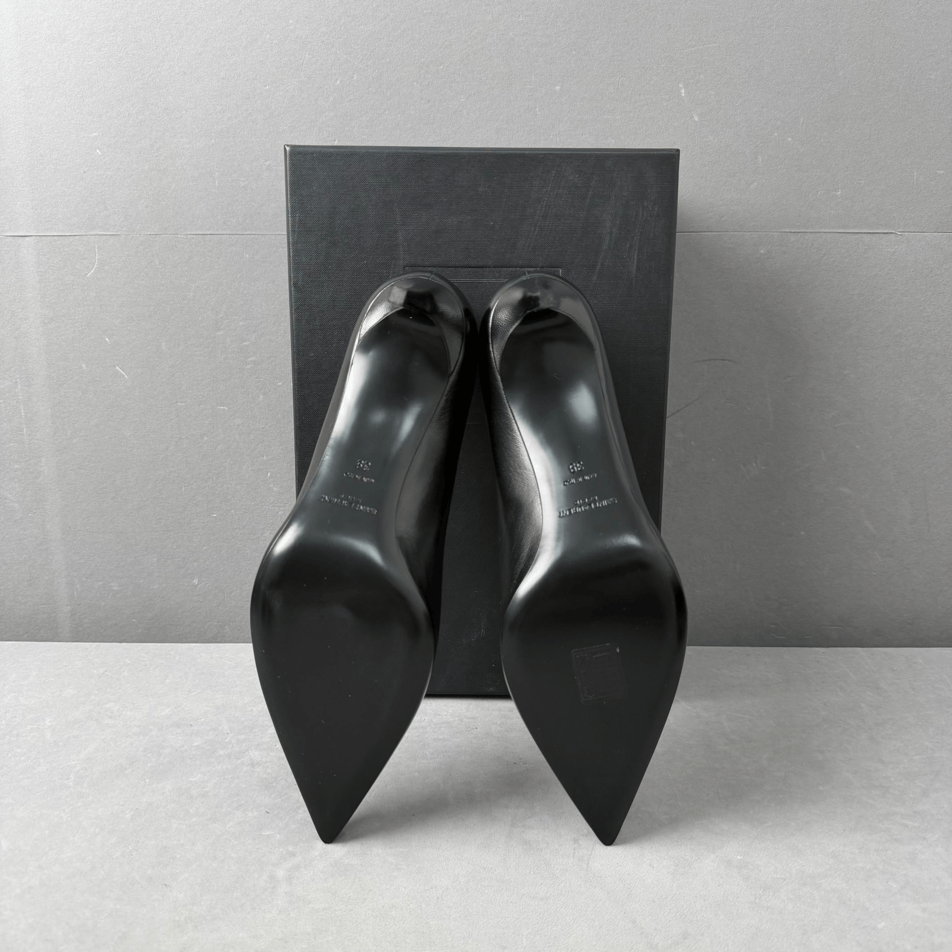Saint Laurent Paris Saint Laurent Patent Leather Pointed Stiletto Pumps Size US 8 / IT 38 - 5 Thumbnail