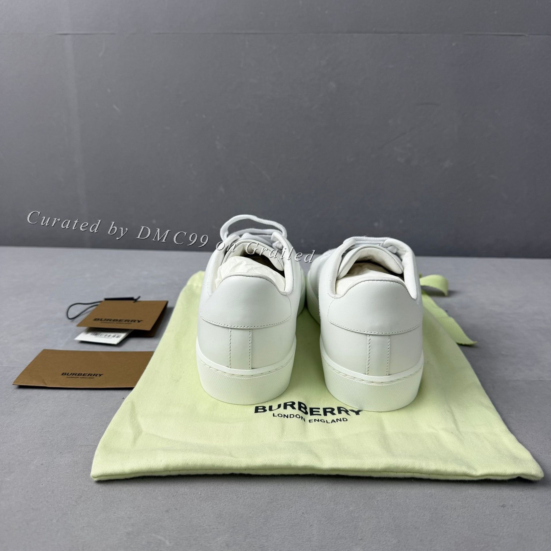 Burberry Burberry White Casual Sneakers Size US 7 / IT 37 - 4 Thumbnail