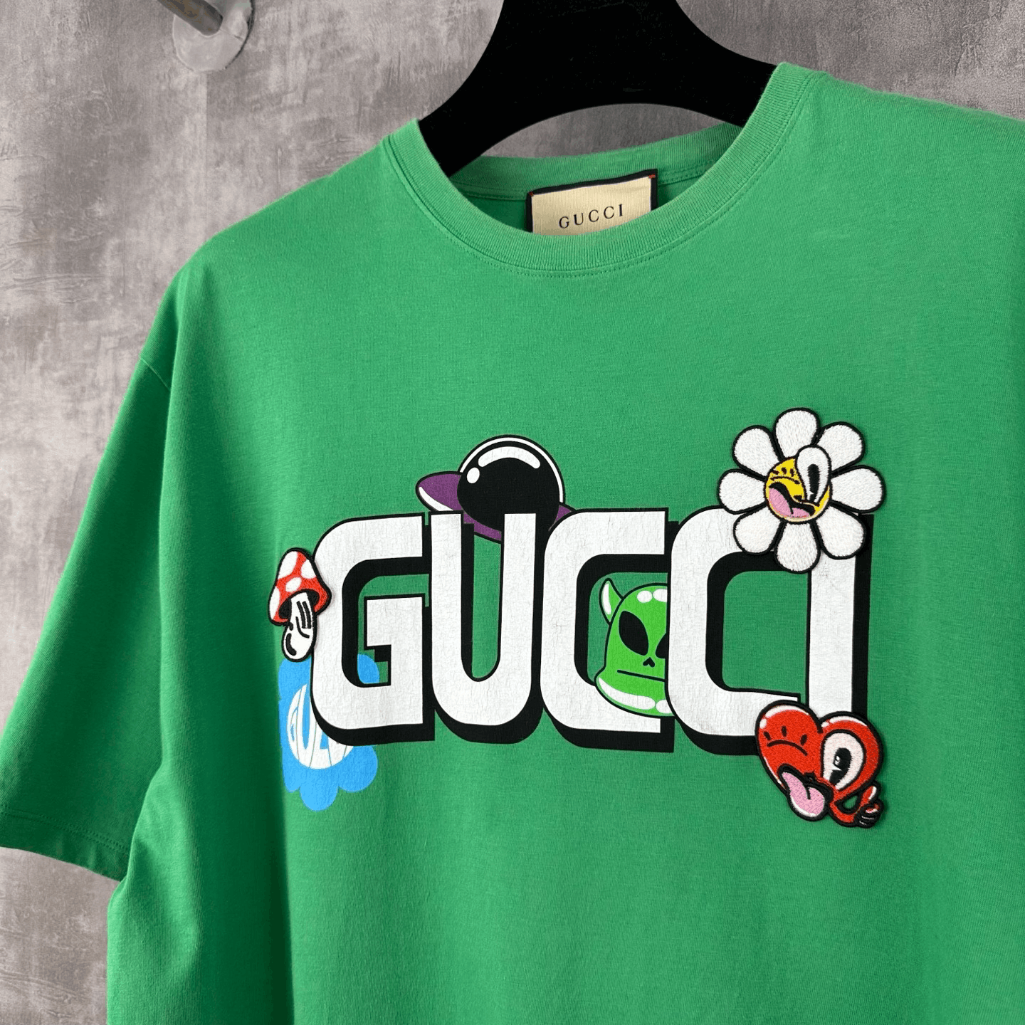 Gucci Gucci Cartoon Letter Logo T-shirt Size US XXL / EU 58 / 5 - 2 Thumbnail
