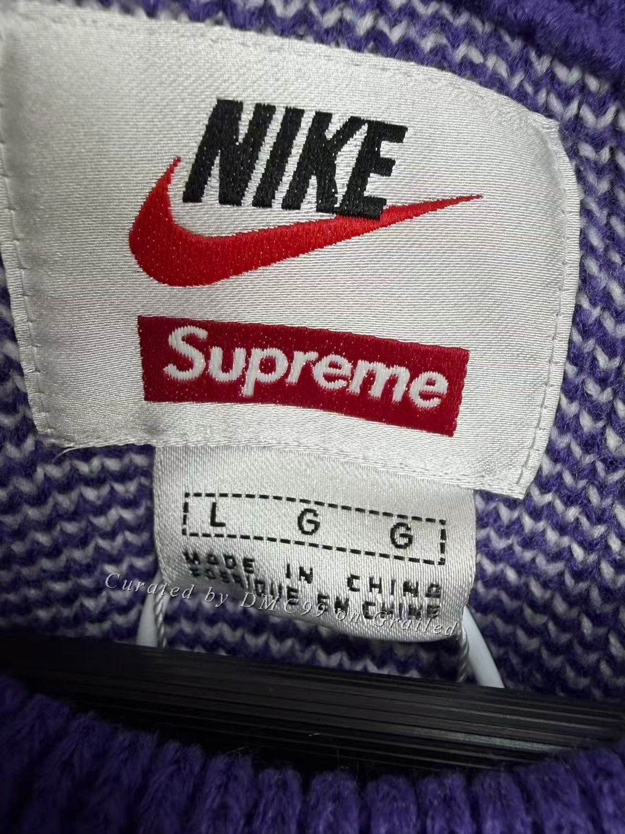 Supreme Supreme Nike Swoosh Logo Sweater Size US L / EU 52-54 / 3 - 3 Thumbnail