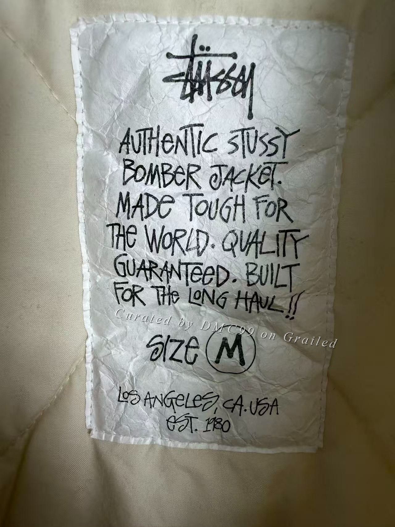 Stussy Stussy Waxed Built Bomber Jacket Size US M / EU 48-50 / 2 - 2 Thumbnail