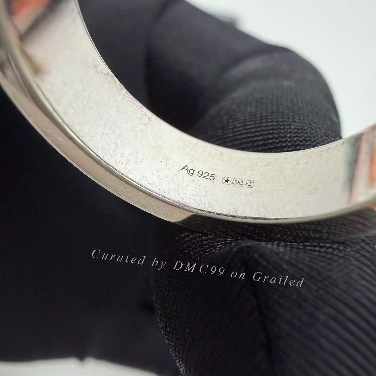 Gucci Gucci x Adidas 925 Silver Ring Size ONE SIZE - 2 Thumbnail
