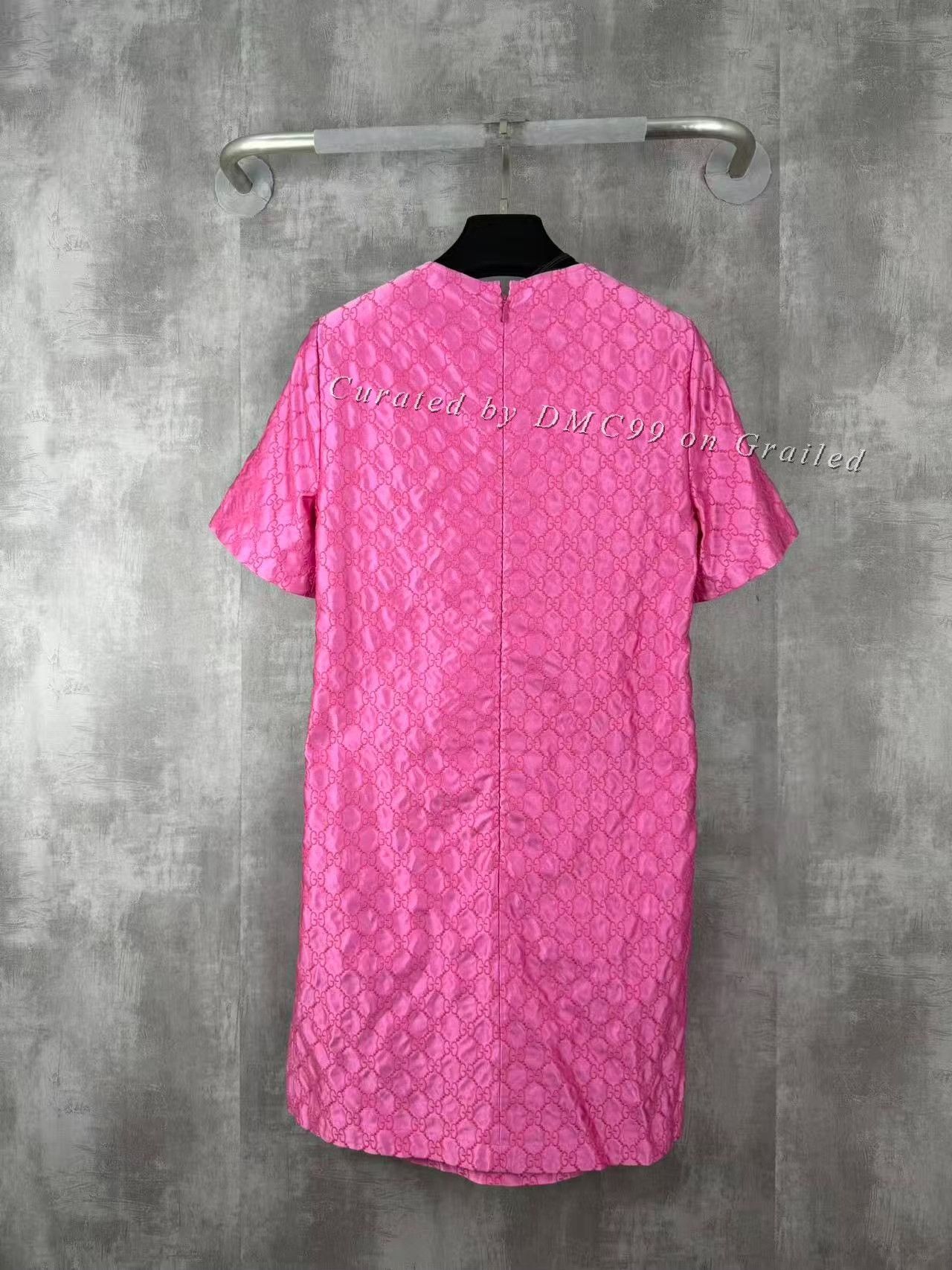 Gucci Gucci Double G Jacquard Silk Dress Size XS / US 0-2 / IT 36-38 - 3 Thumbnail