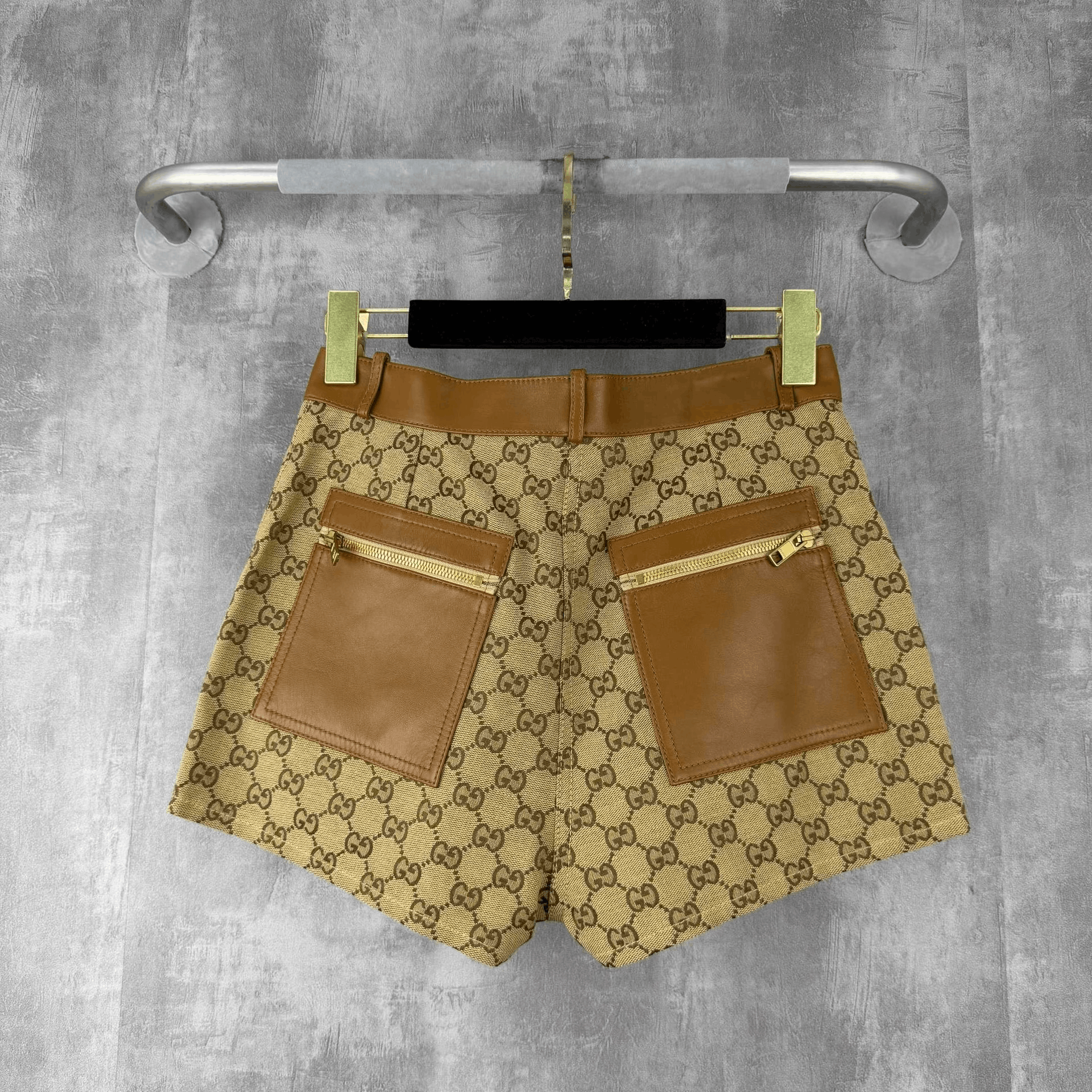 Gucci Gucci GG Monogram Sheepskin Denim Shorts Size 36" / US 14 / IT 50 - 3 Thumbnail