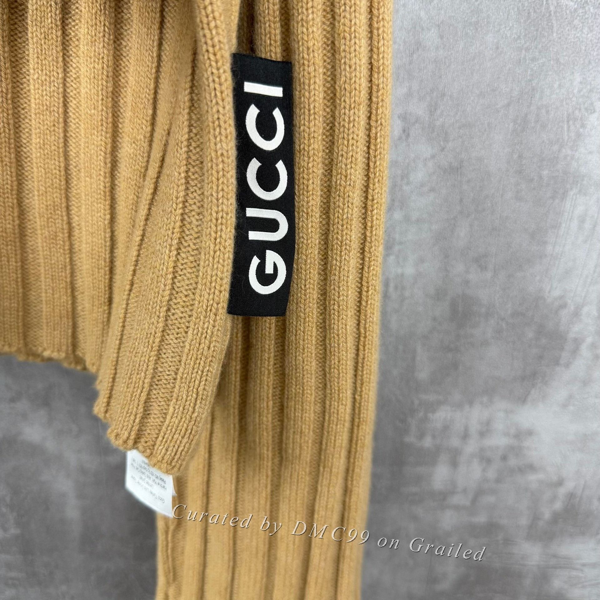 Gucci Gucci Letter Logo Wool Cashmere High Neck Sweater Size XS / US 0-2 / IT 36-38 - 2 Thumbnail
