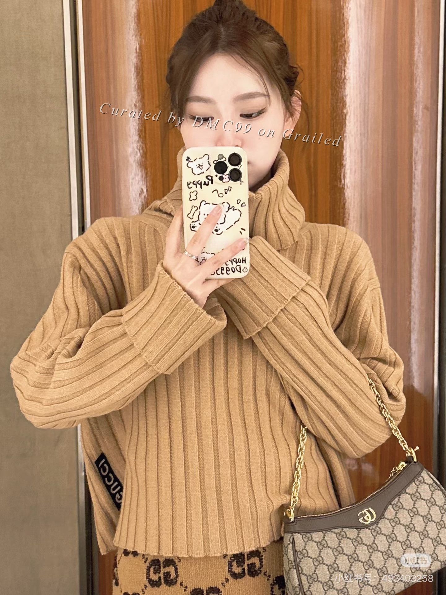 Gucci Gucci Letter Logo Wool Cashmere High Neck Sweater Size XS / US 0-2 / IT 36-38 - 3 Thumbnail