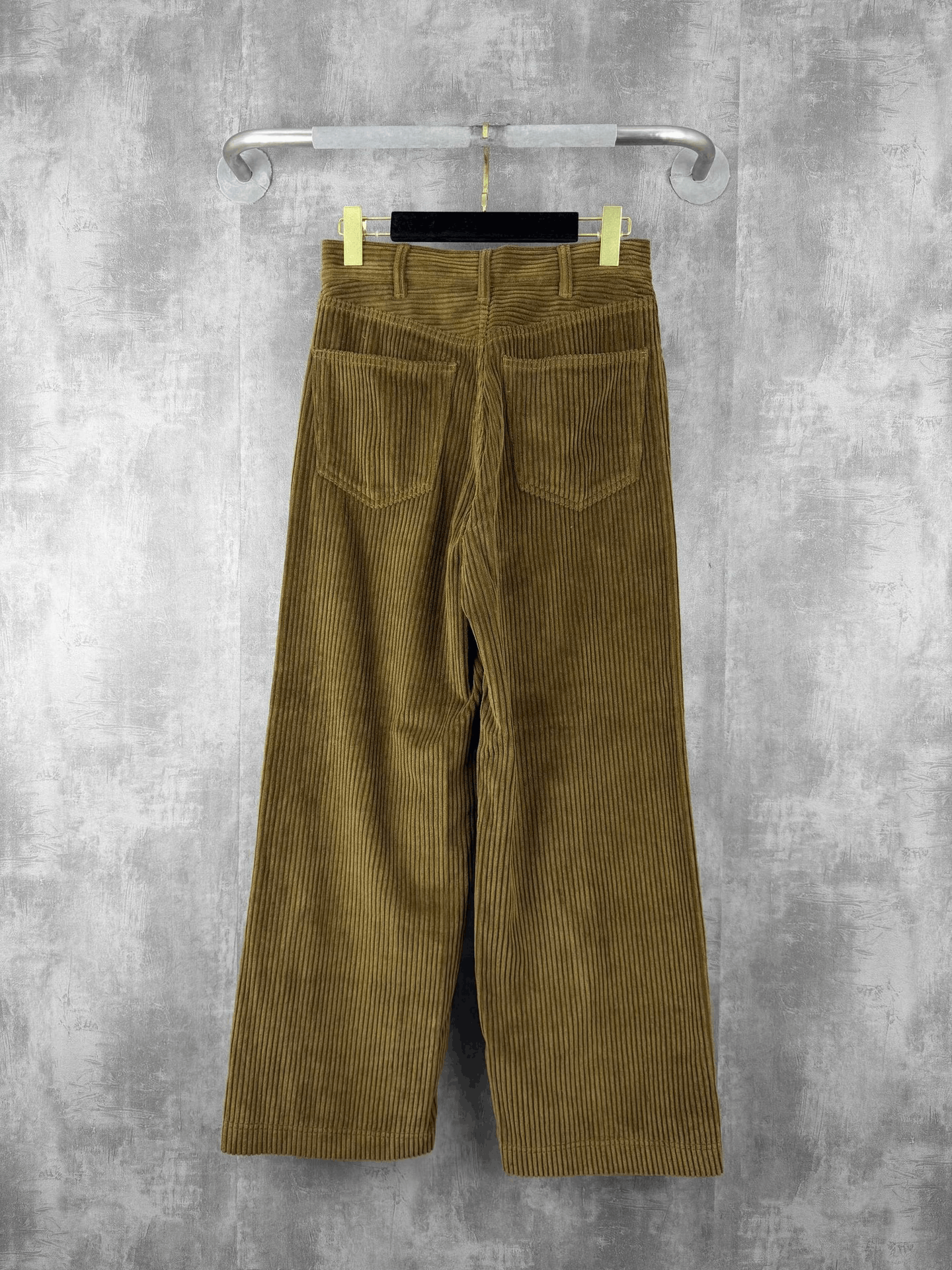Celine Celine Brown Corduroy Wide-Leg Pants 26 Size 26" / US 2 / IT 38 - 2 Thumbnail