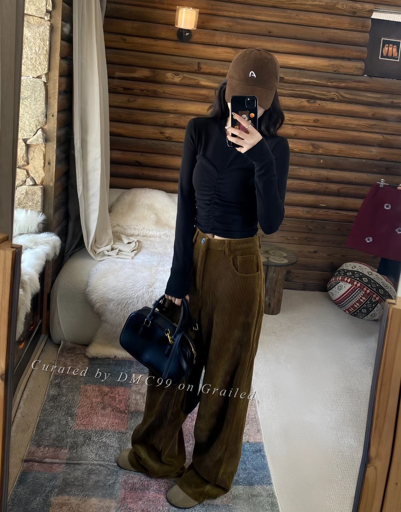 Celine Celine Brown Corduroy Wide-Leg Pants 26 Size 26" / US 2 / IT 38 - 5 Thumbnail