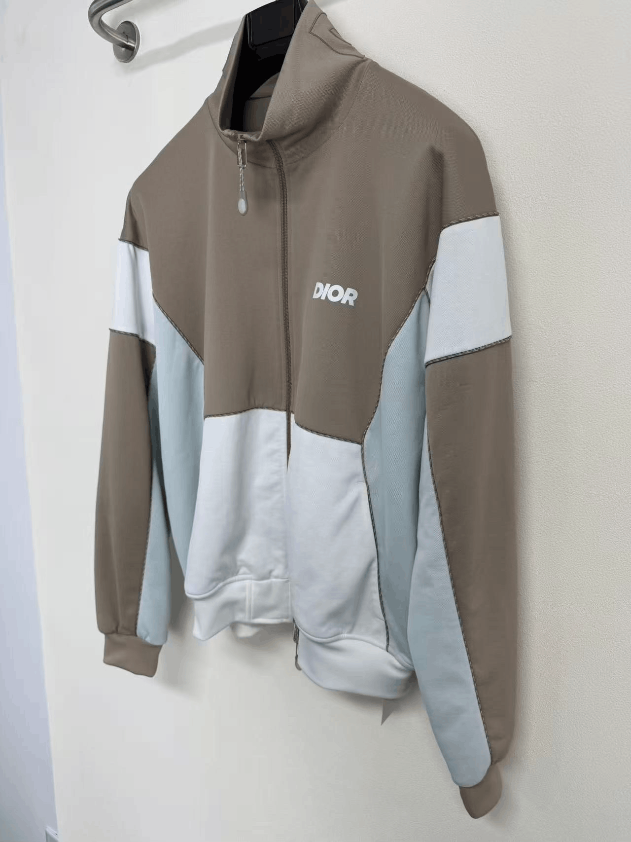 Dior Dior Khaki Color Block Sports Jacket Size US L / EU 52-54 / 3 - 2 Thumbnail