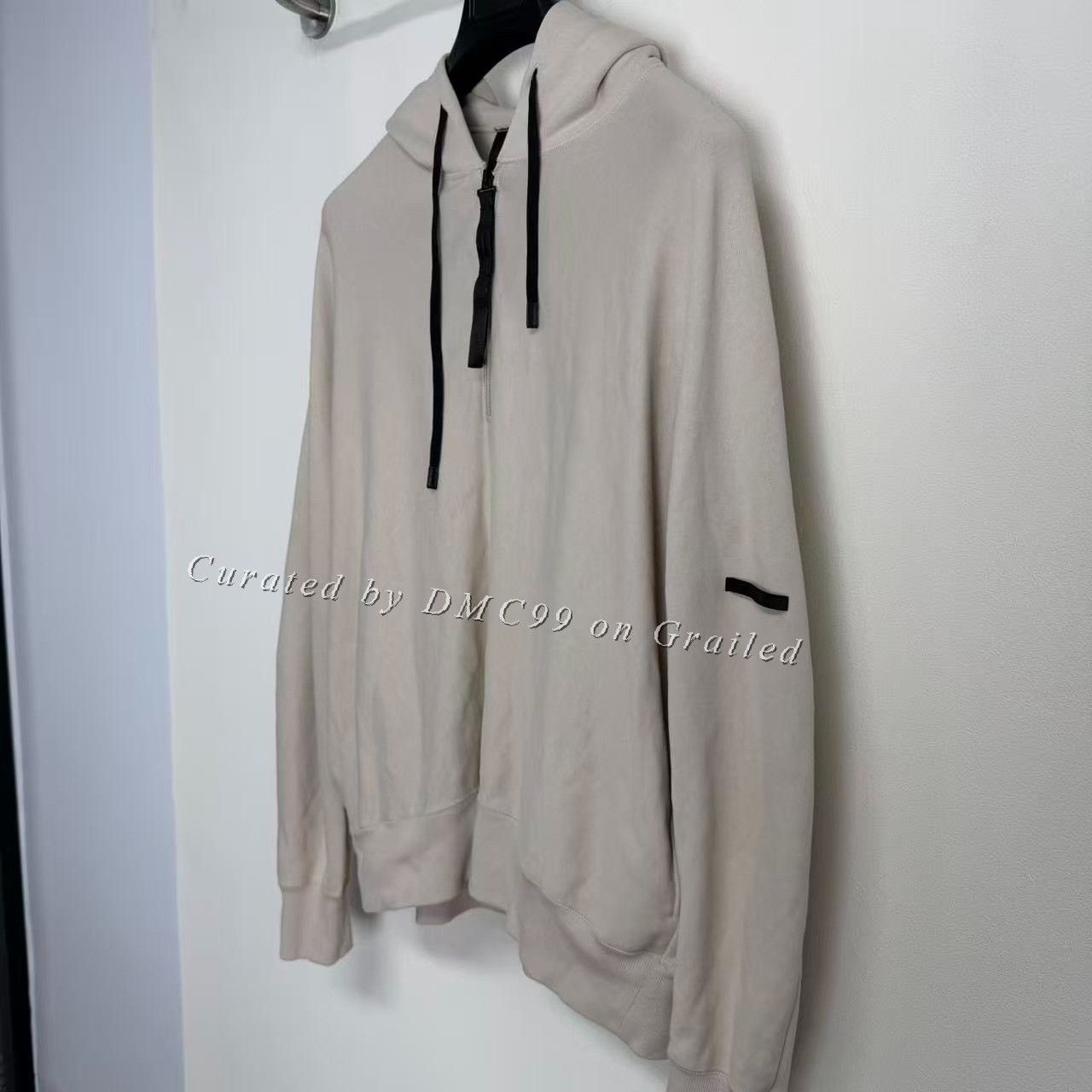 N.Hoolywood N.hoolywood Beige Functional Half-Zip Hoodie Size US M / EU 48-50 / 2 - 2 Thumbnail