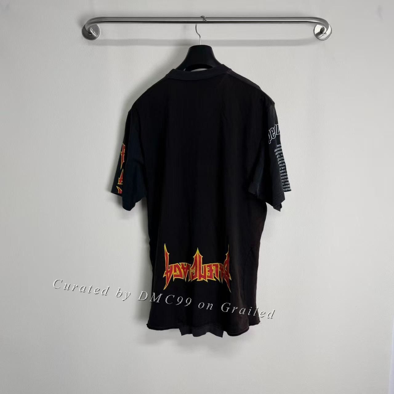 Balenciaga Balenciaga Runway Inverted Band Spliced Tee Size US S / EU 44-46 / 1 - 2 Thumbnail