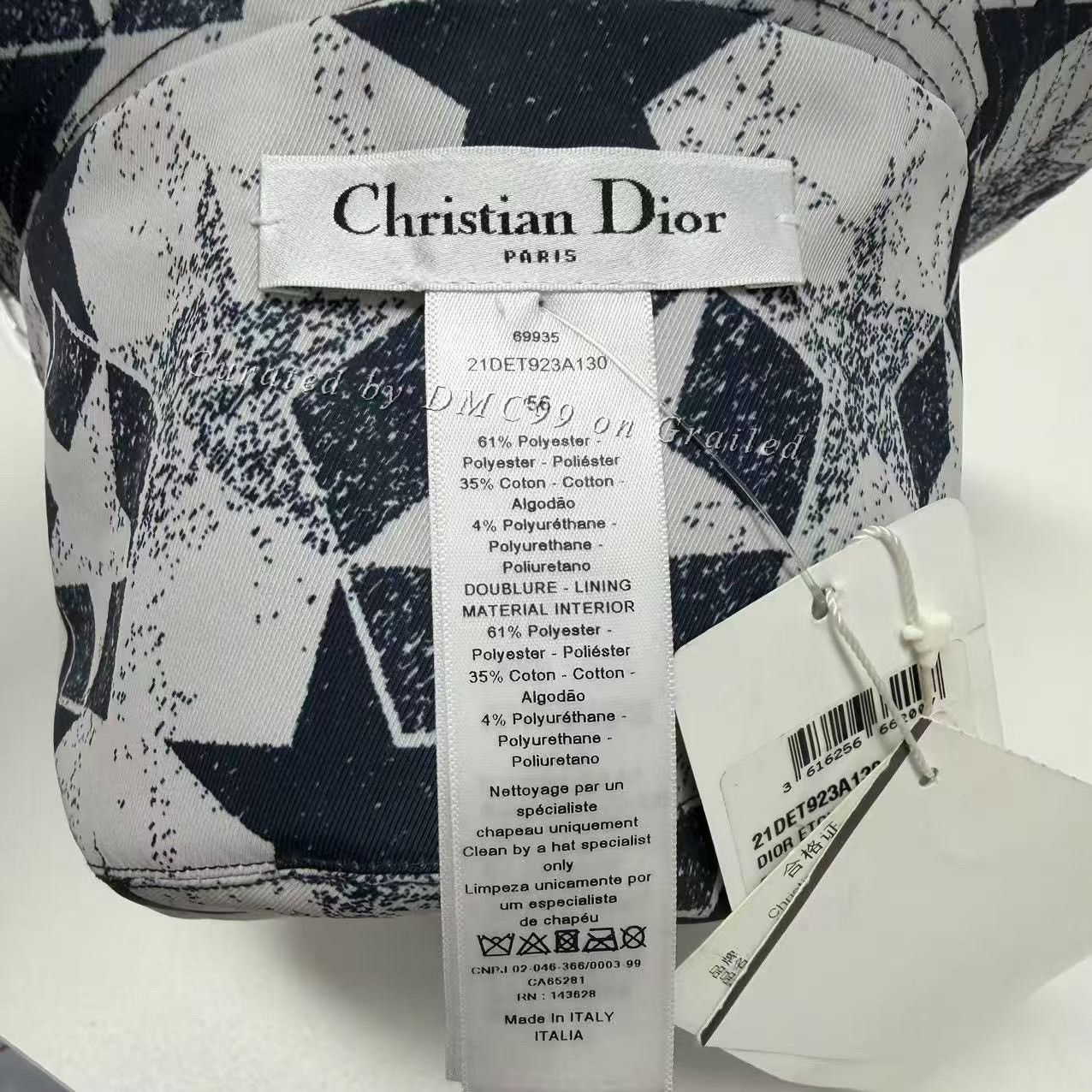 Dior Dior Double-Sided Star Pattern Bucket Hat Size ONE SIZE - 4 Thumbnail