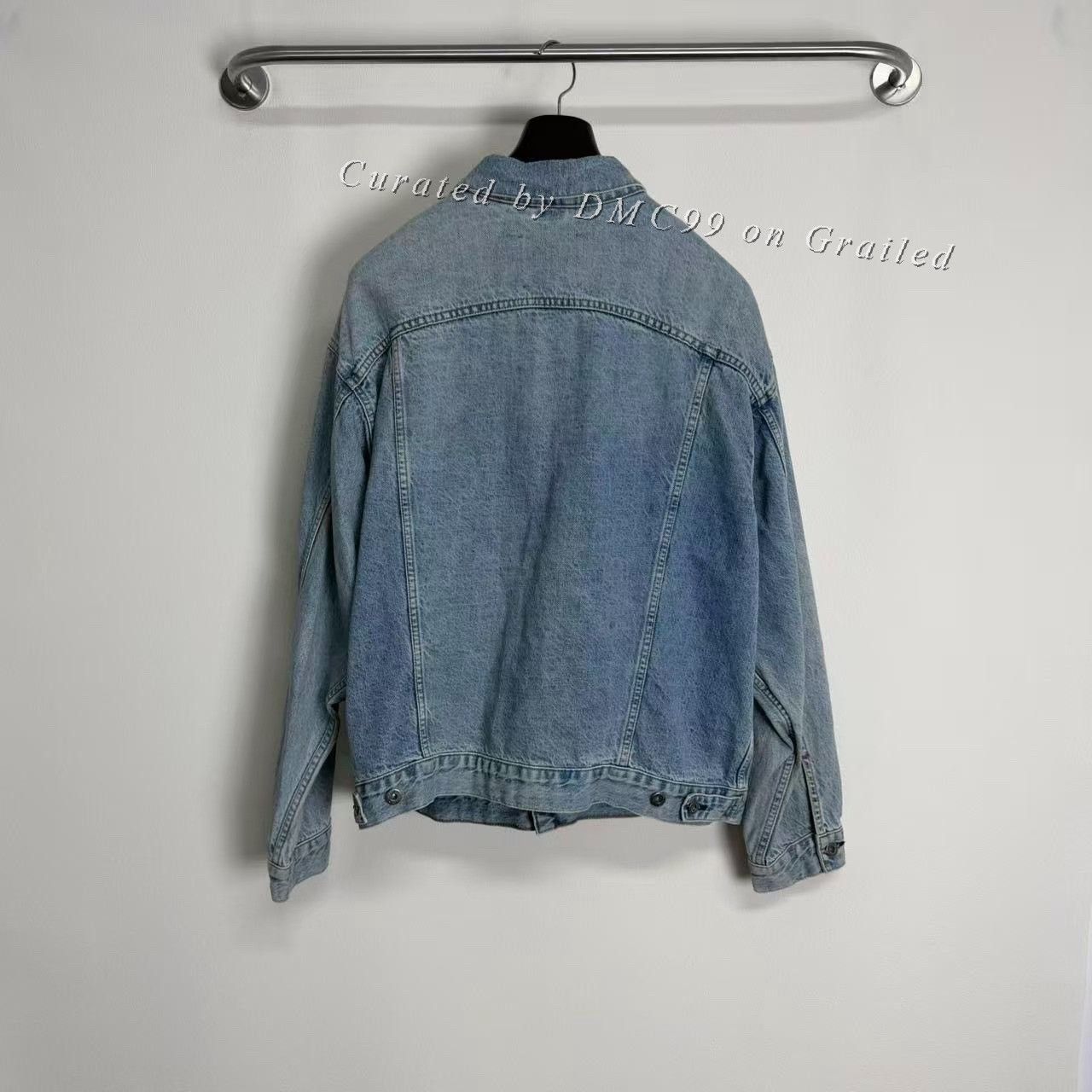 Levi's Levi's Washed Blue Denim Jacket Size US L / EU 52-54 / 3 - 2 Thumbnail