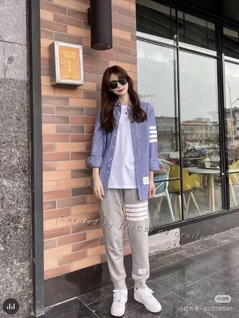 Thom Browne Thom Browne Classic 4-Bar Sweatpants Size US 26 / EU 42 - 4 Thumbnail