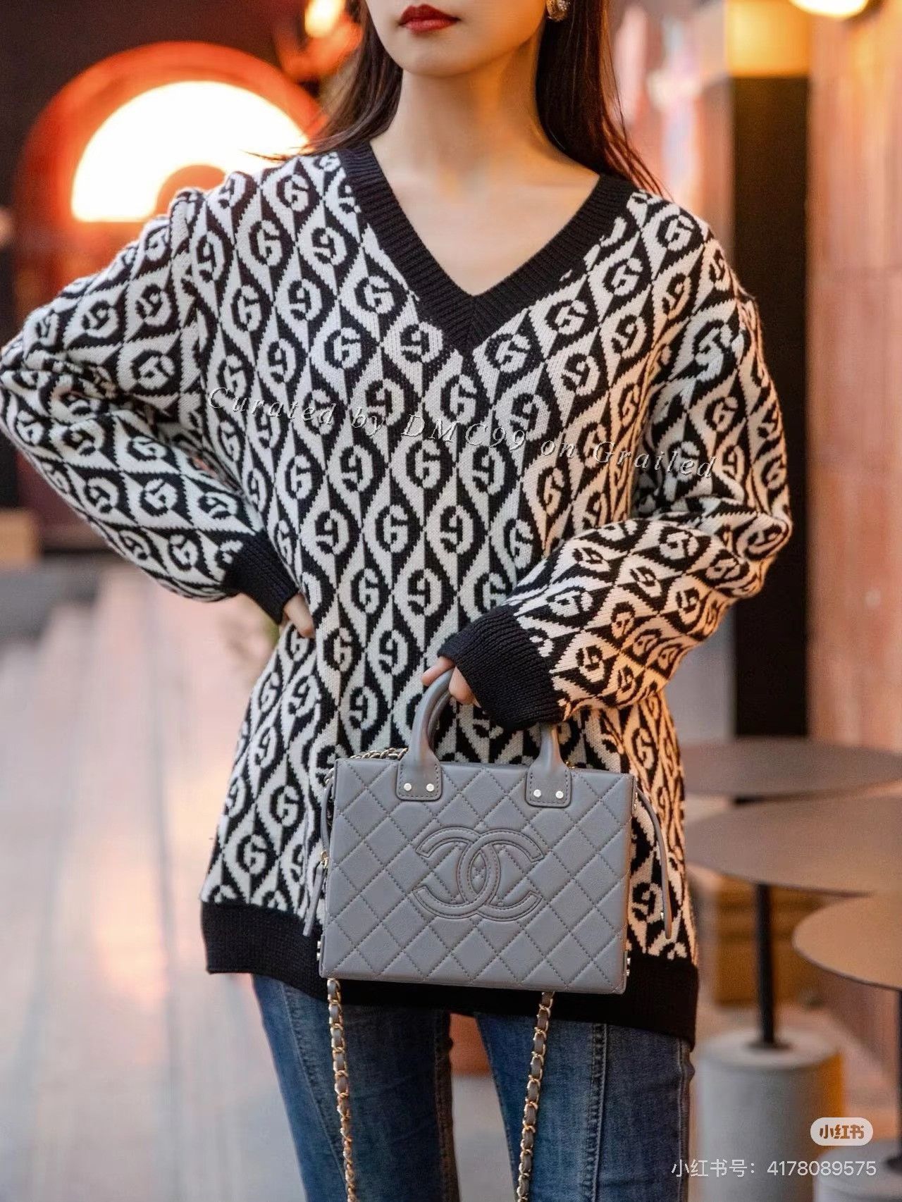 Gucci Gucci Jacquard Wool Knit Sweater Size S / US 4 / IT 40 - 5 Thumbnail