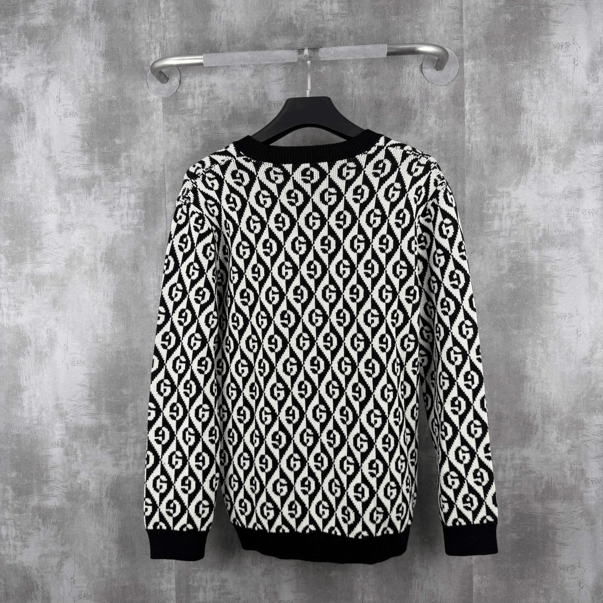 Gucci Gucci Jacquard Wool Knit Sweater Size S / US 4 / IT 40 - 3 Thumbnail