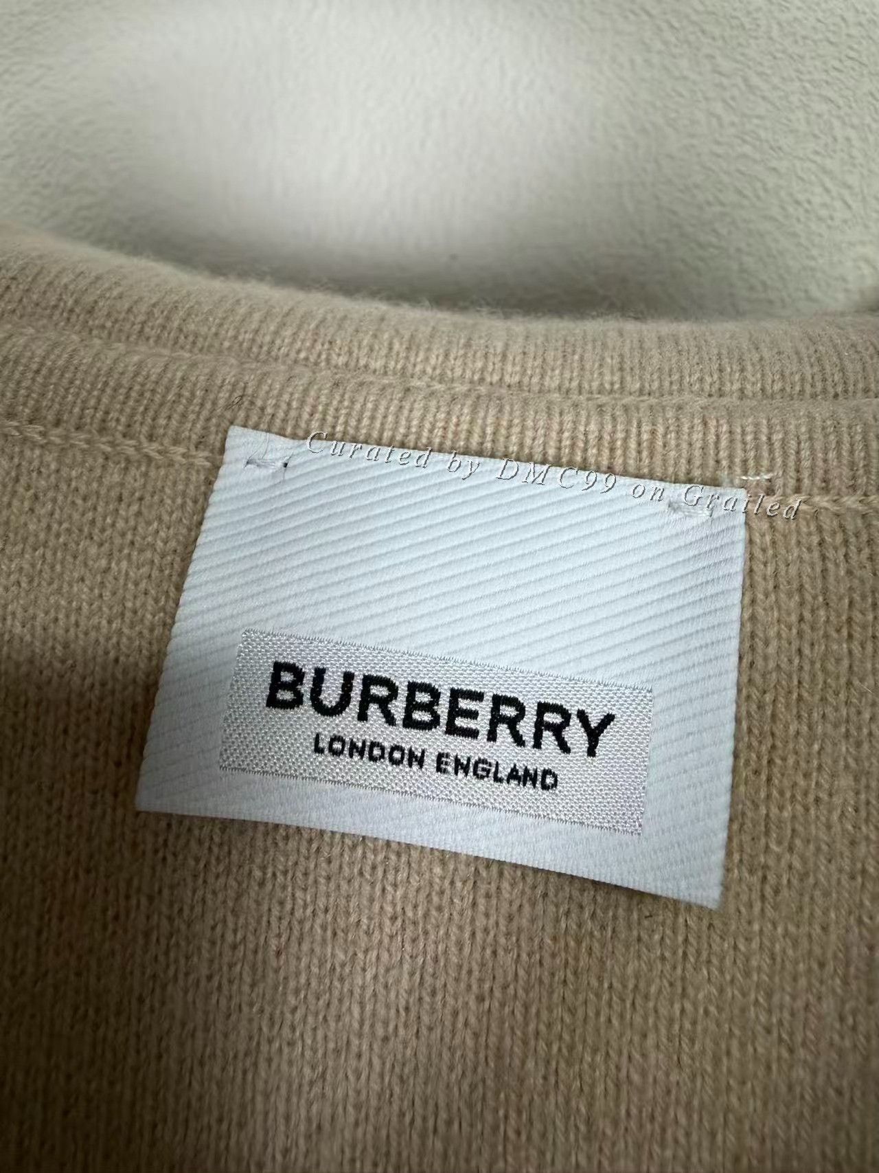 Burberry Burberry Cashmere Drawstring Hoodie Size US XL / EU 56 / 4 - 4 Thumbnail