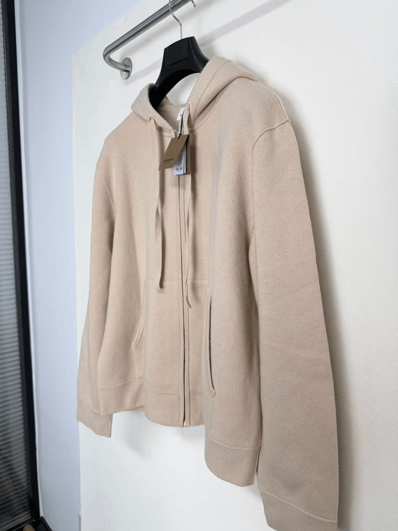 Burberry Burberry Cashmere Drawstring Hoodie Size US XL / EU 56 / 4 - 3 Thumbnail