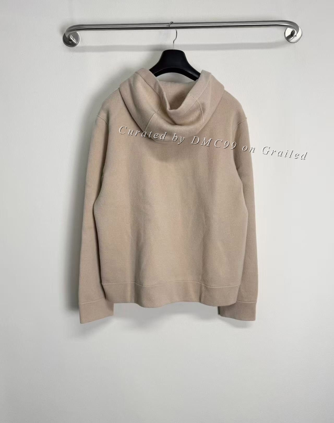 Burberry Burberry Cashmere Drawstring Hoodie Size US XL / EU 56 / 4 - 2 Thumbnail