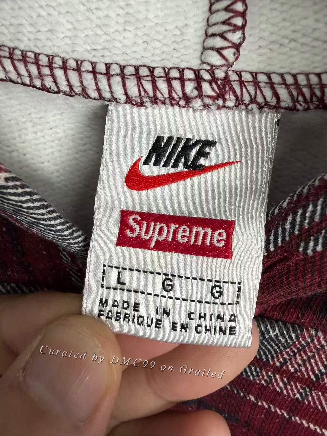 Supreme Supreme Nike Collaboration Plaid Hooded Shirt Size US L / EU 52-54 / 3 - 3 Thumbnail