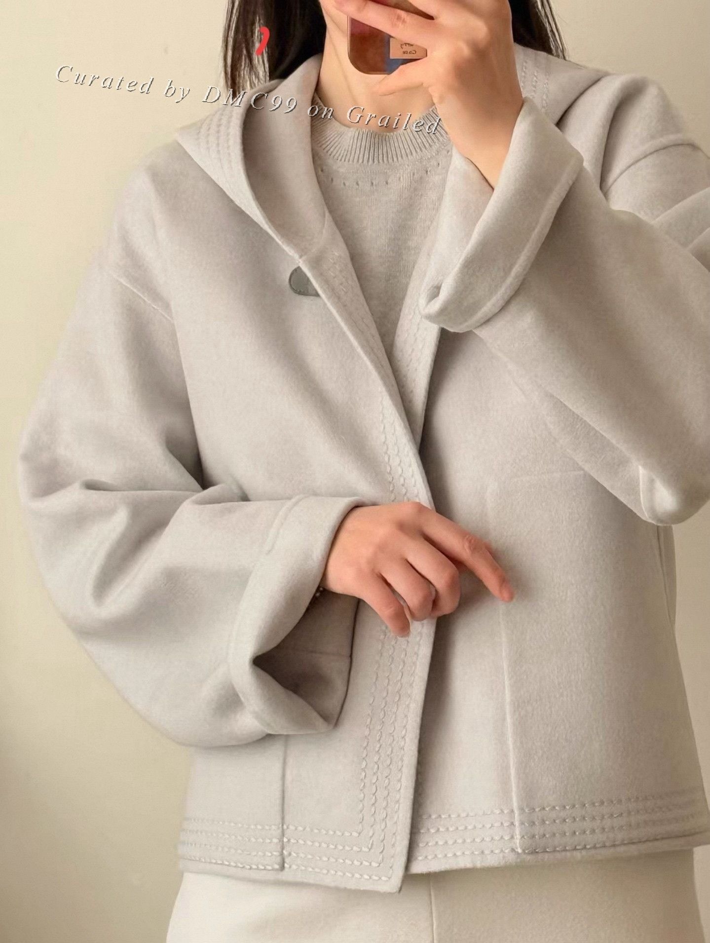 Hermes Hermes 2026 Short Cashmere Coat Size S / US 4 / IT 40 - 4 Thumbnail