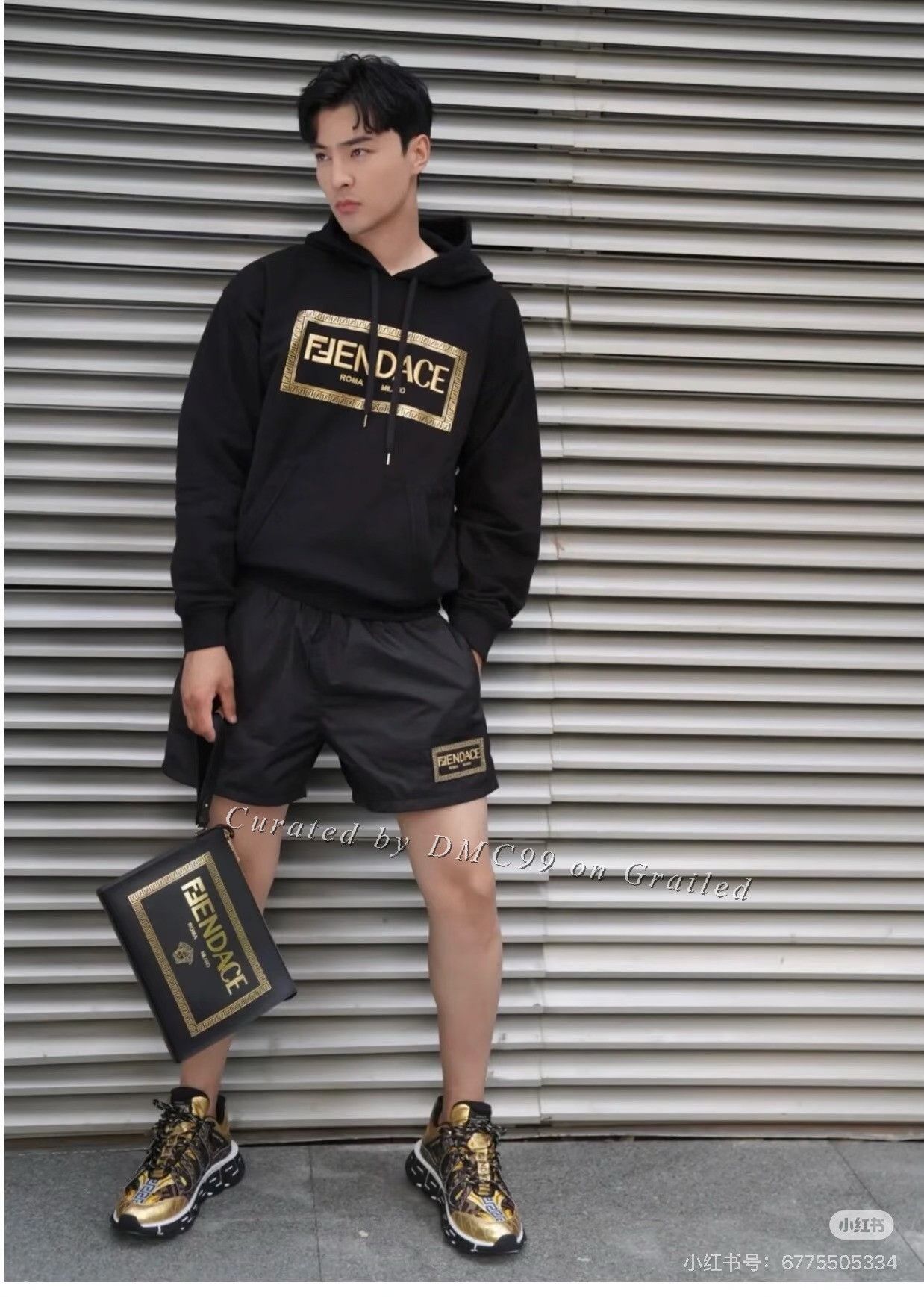 Fendi Fendi Versace Gold Logo Hoodie Size US M / EU 48-50 / 2 - 3 Thumbnail