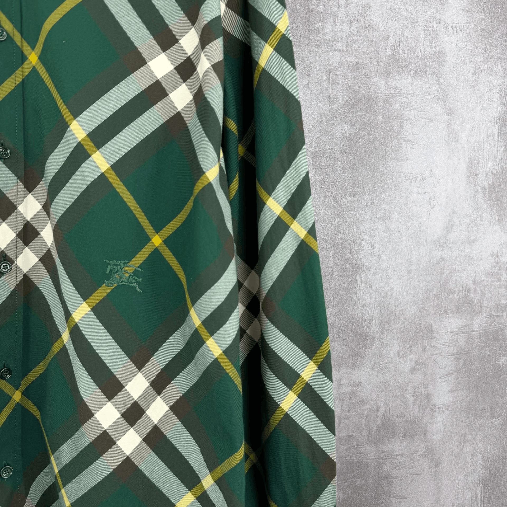 Burberry Burberry Plaid Embroidered Knight Logo Shirt Jacket Size US M / EU 48-50 / 2 - 2 Thumbnail