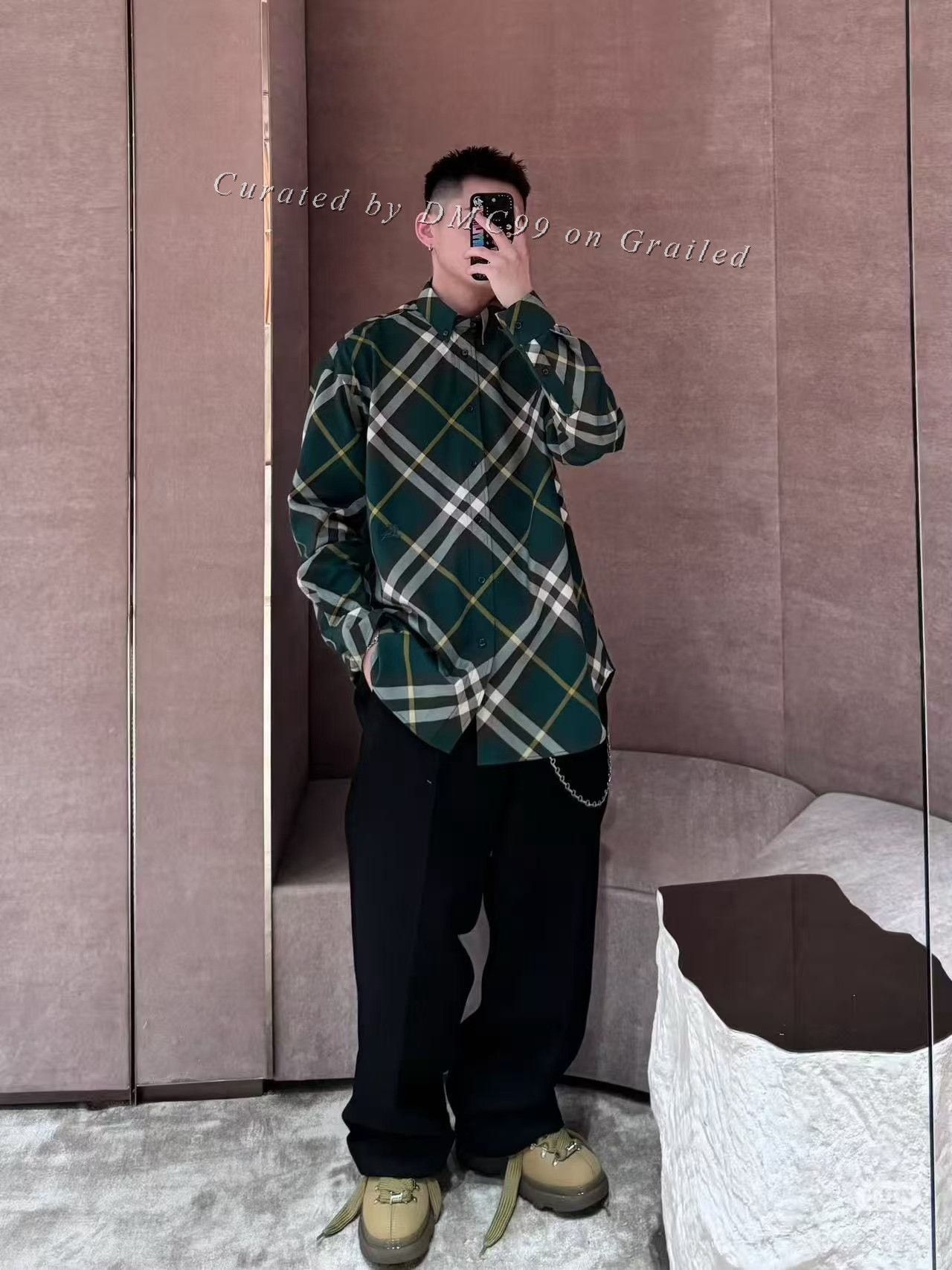 Burberry Burberry Plaid Embroidered Knight Logo Shirt Jacket Size US M / EU 48-50 / 2 - 6 Thumbnail
